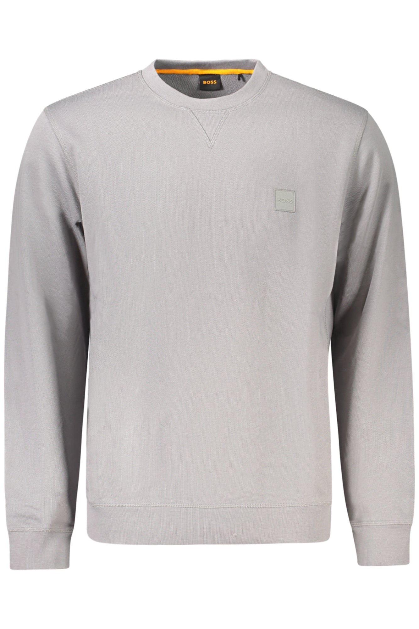 BOSS FELPA SENZA ZIP UOMO GRIGIO