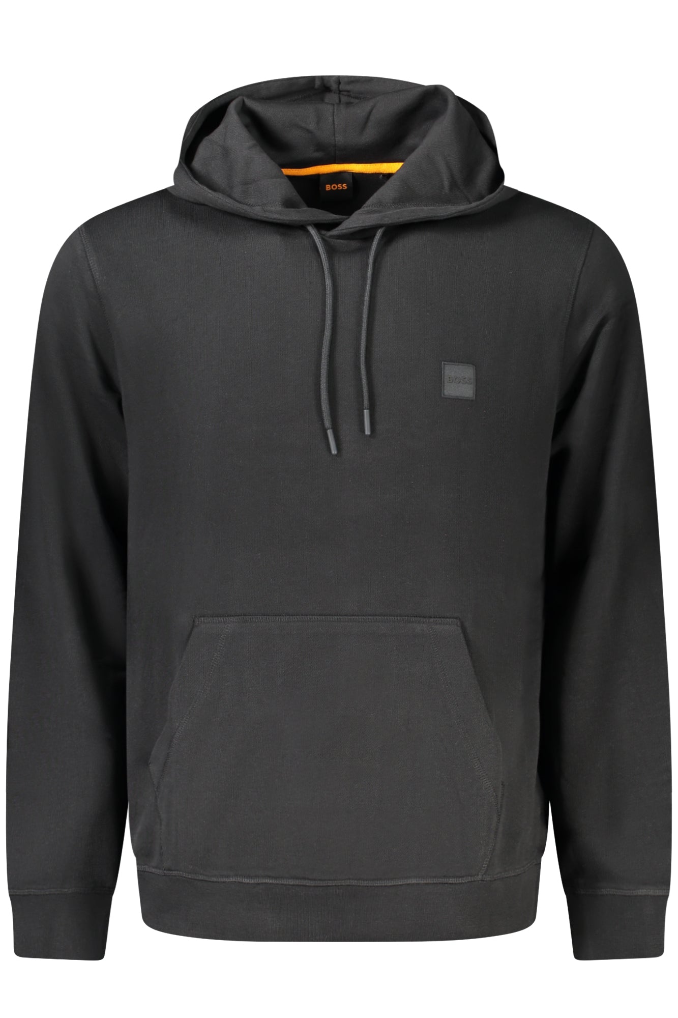 BOSS FELPA SENZA ZIP UOMO NERO