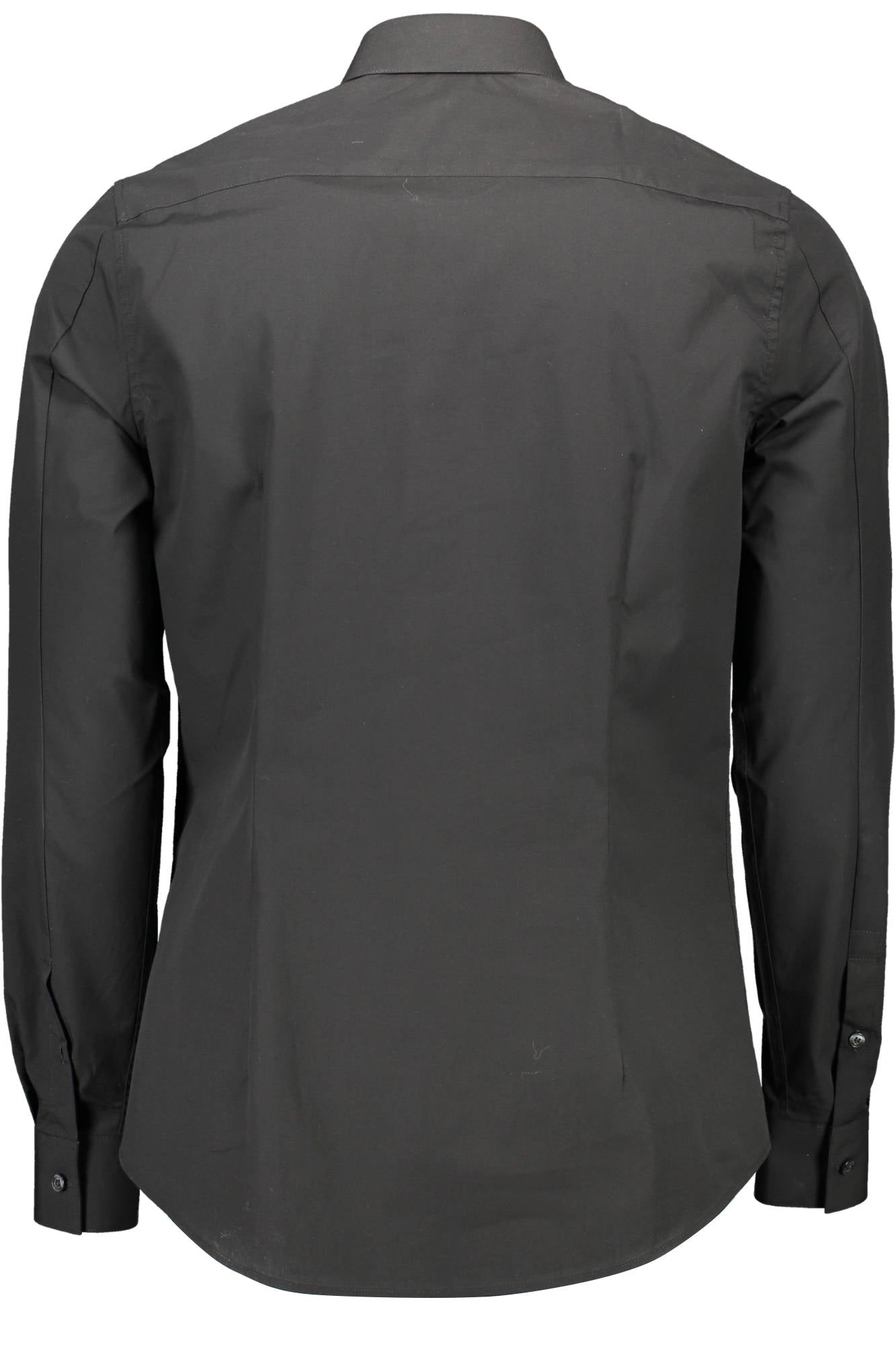 CALVIN KLEIN CAMICIA MANICHE LUNGHE UOMO NERO