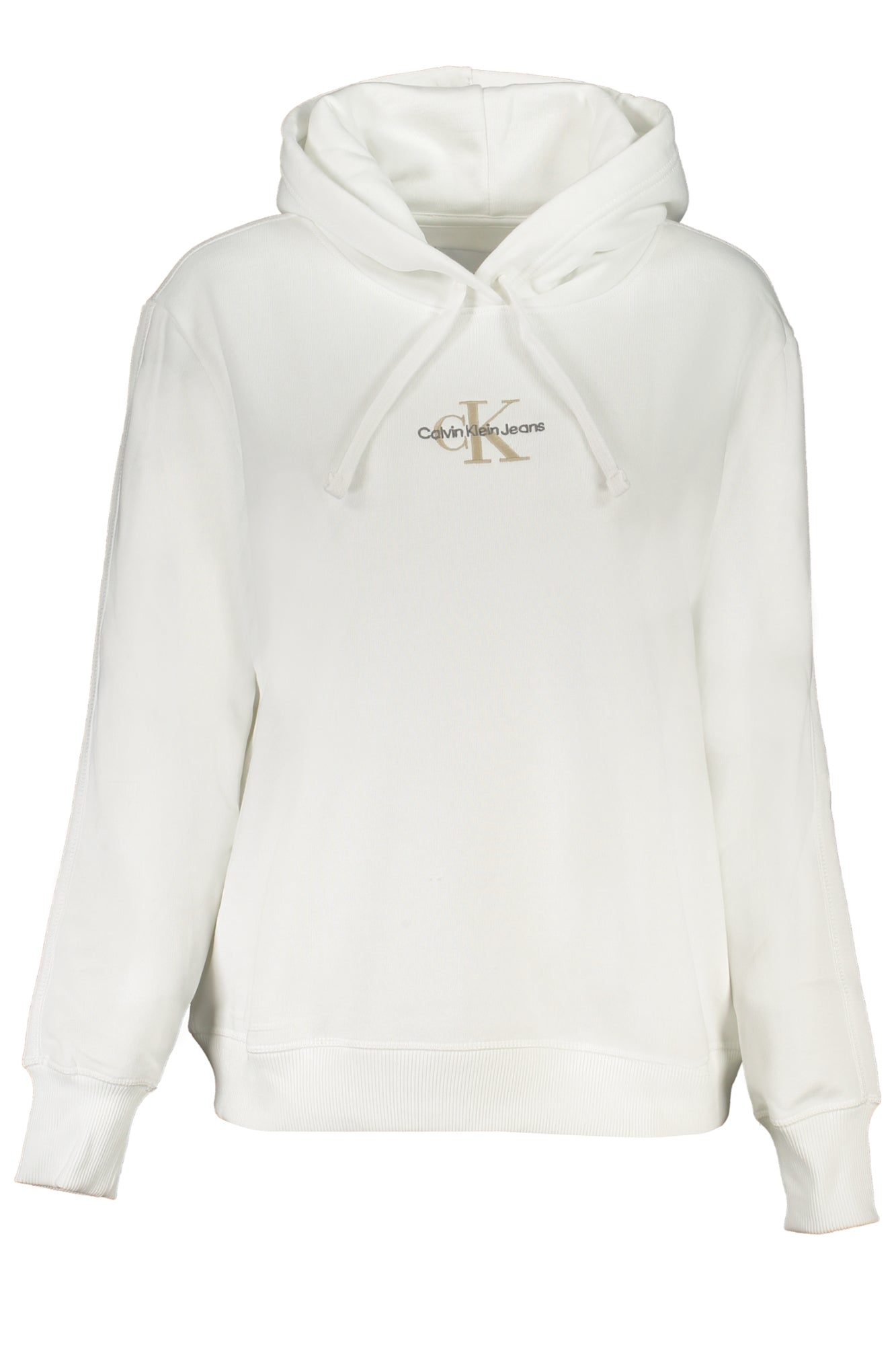CALVIN KLEIN FELPA SENZA ZIP DONNA BIANCO