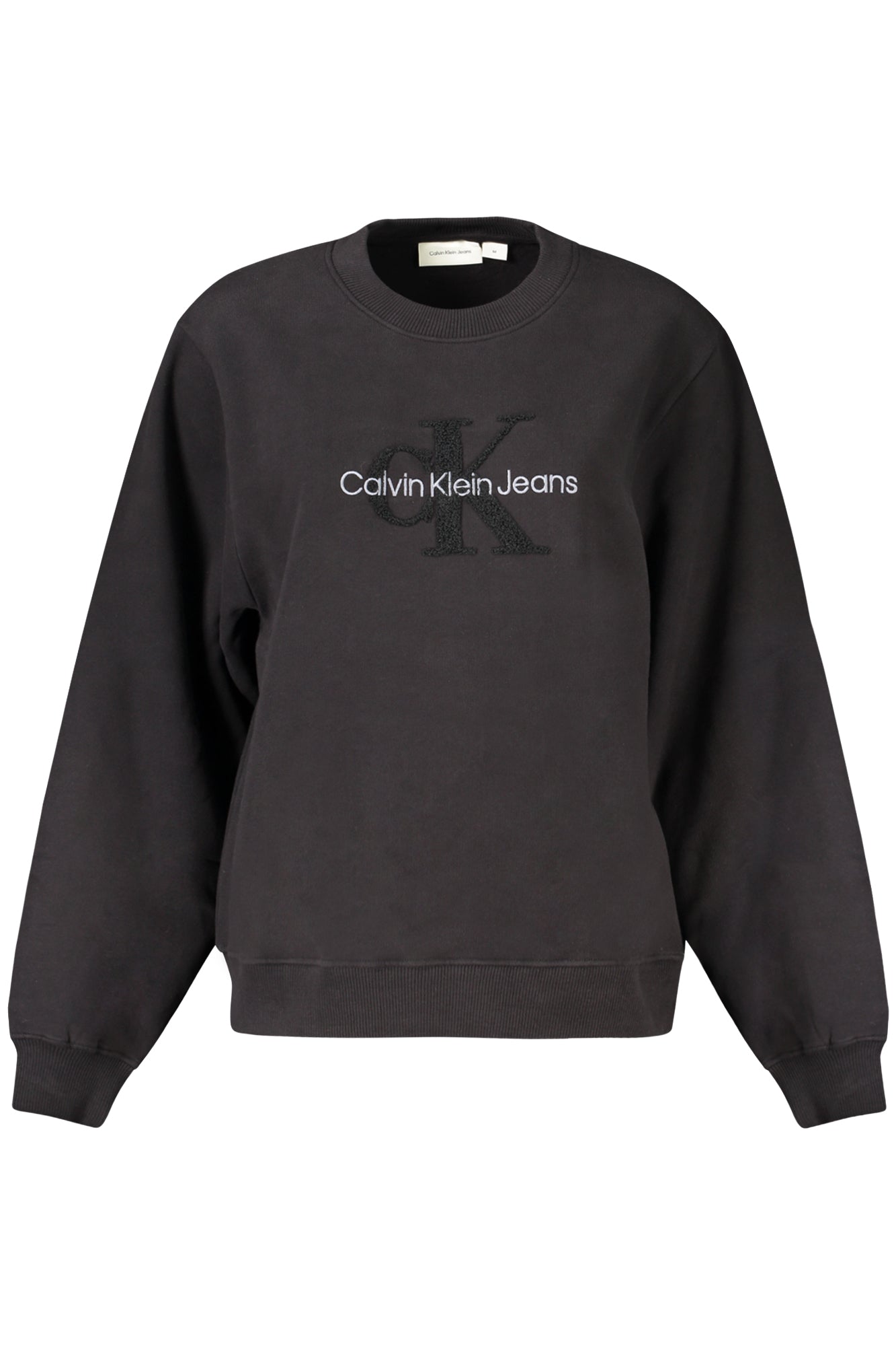 CALVIN KLEIN FELPA SENZA ZIP DONNA NERO
