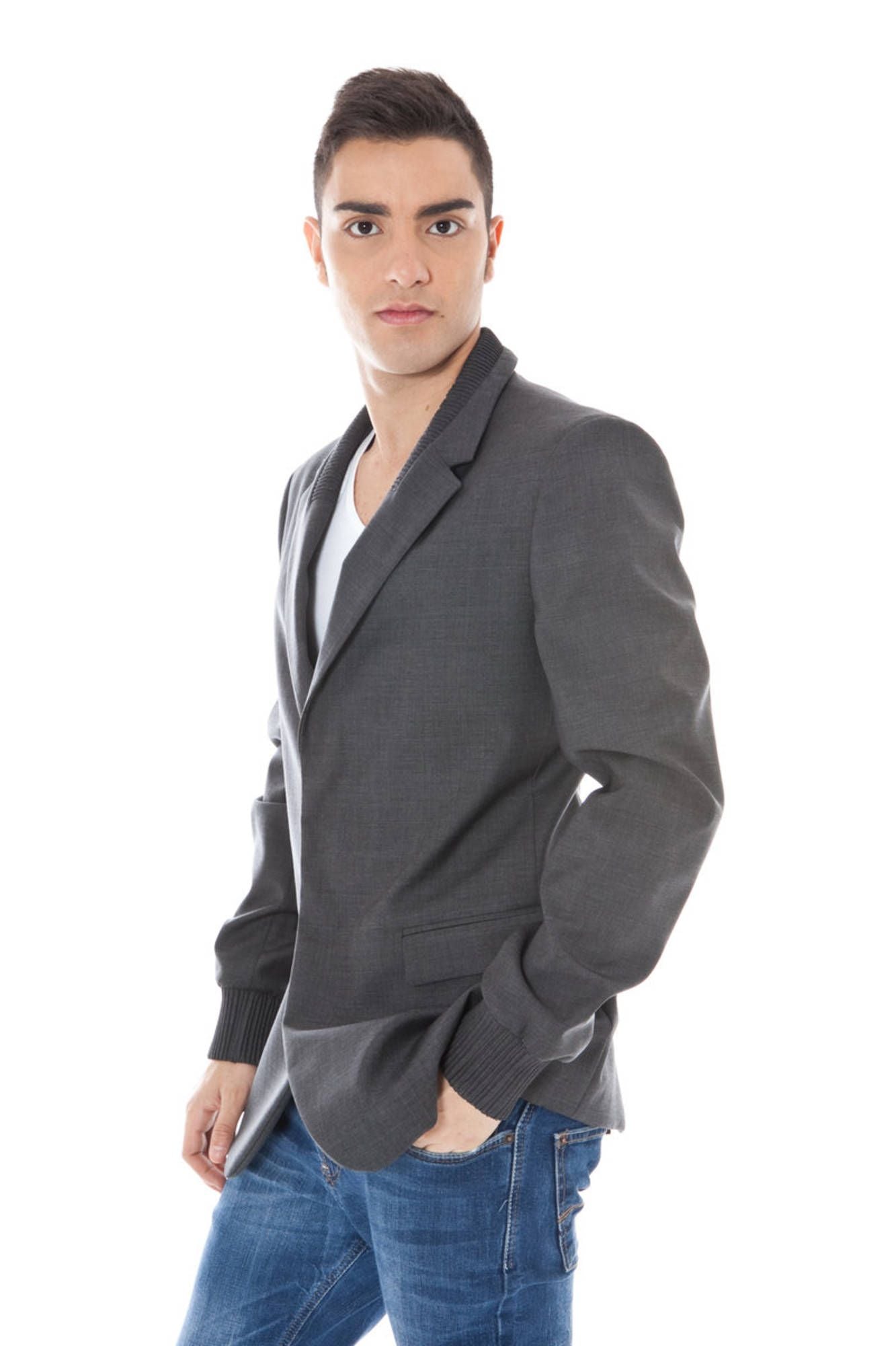 CALVIN KLEIN GIACCA CLASSICA UOMO GRIGIO