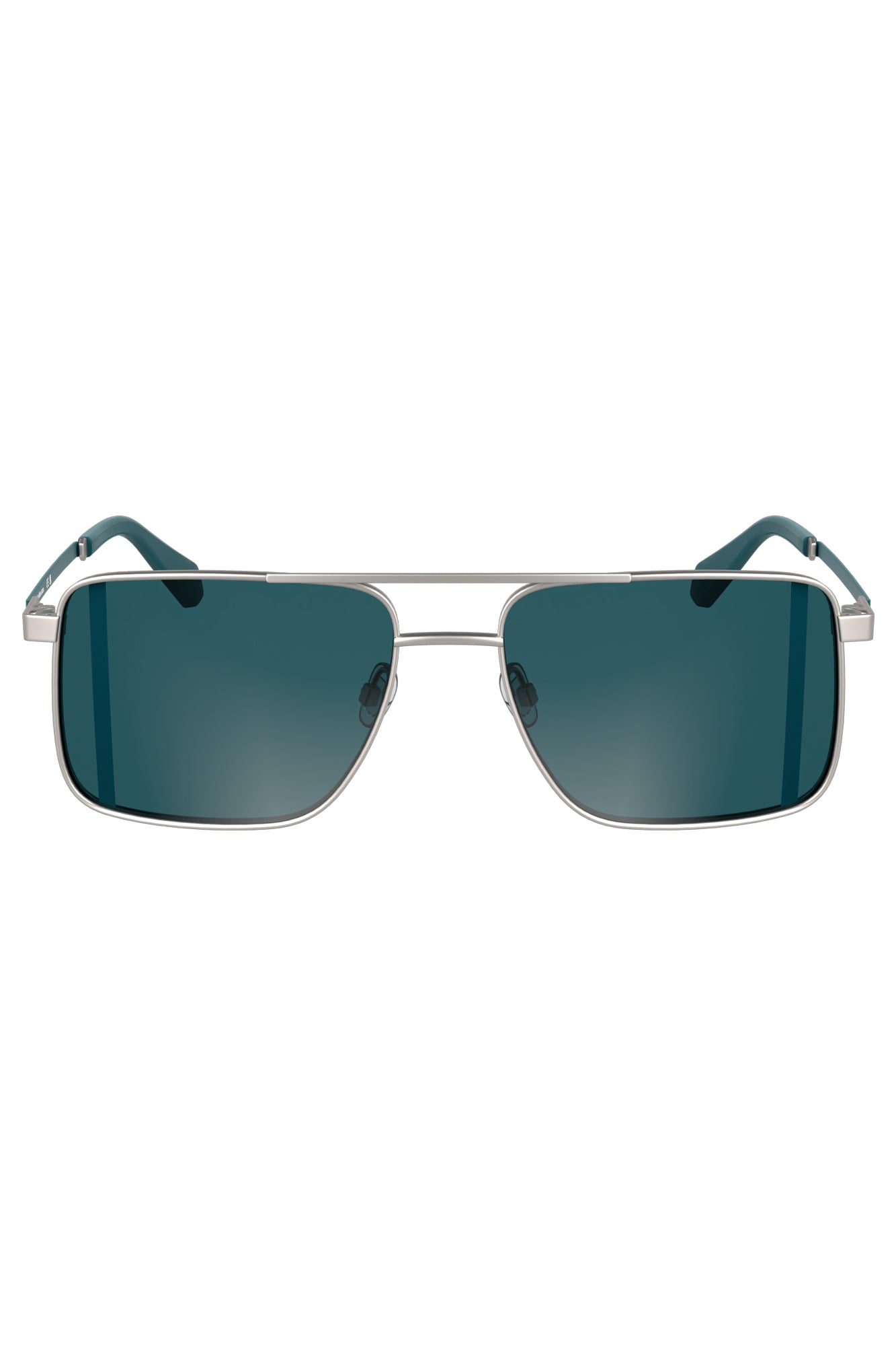 CALVIN KLEIN OCCHIALE DA SOLE UOMO ARGENTO