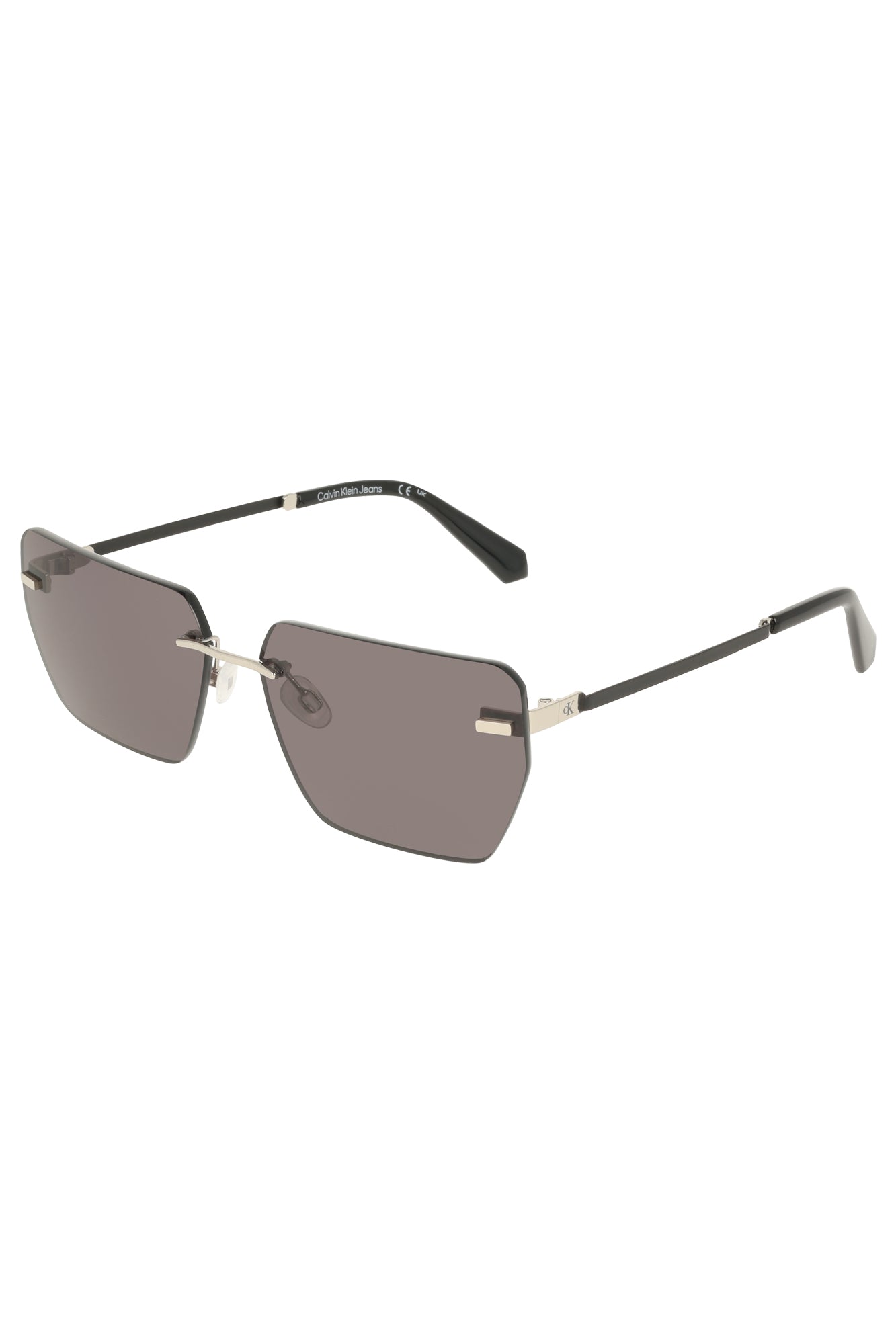 CALVIN KLEIN OCCHIALE DA SOLE UOMO ARGENTO