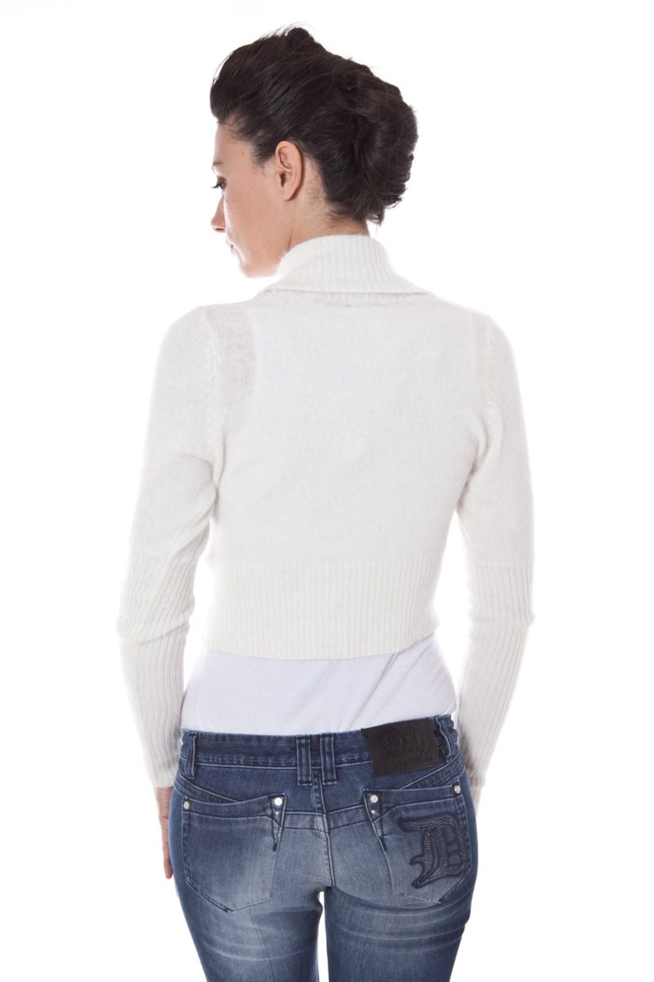 DATCH COPRISPALLE MANICHE LUNGHE DONNA BIANCO