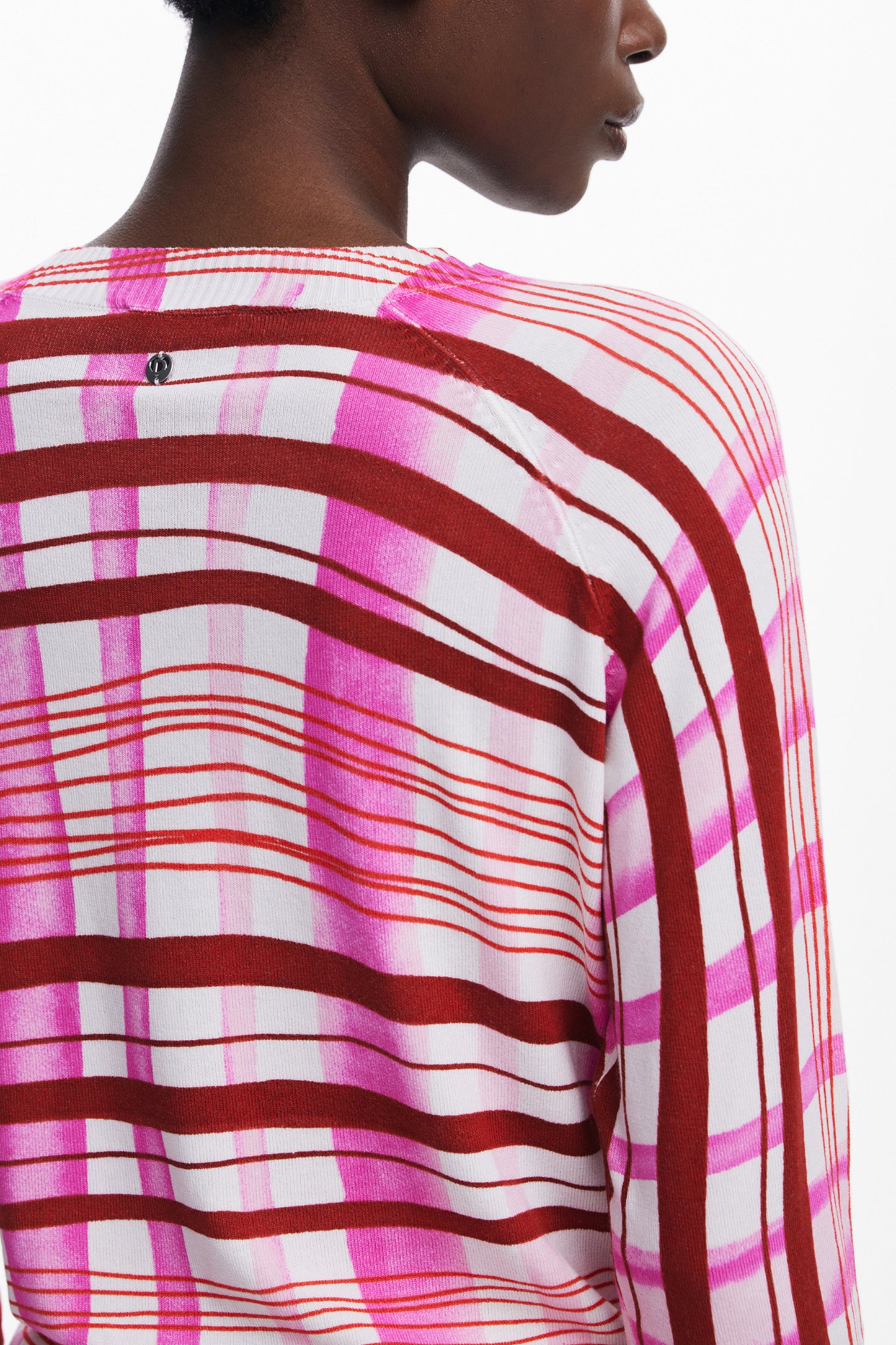 DESIGUAL MAGLIA DONNA ROSA