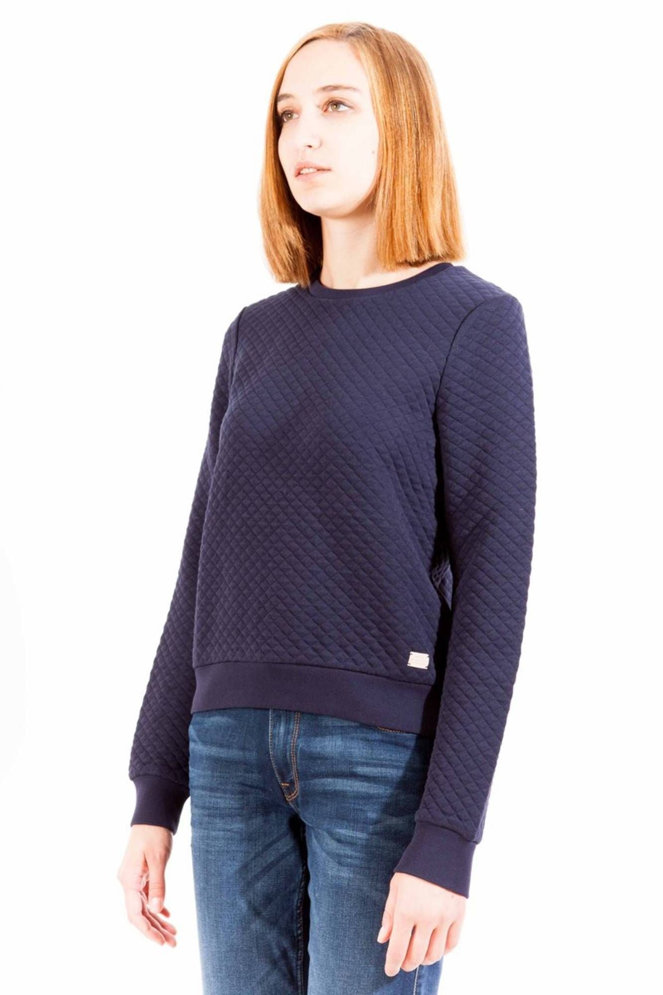 GANT FELPA SENZA ZIP DONNA BLU