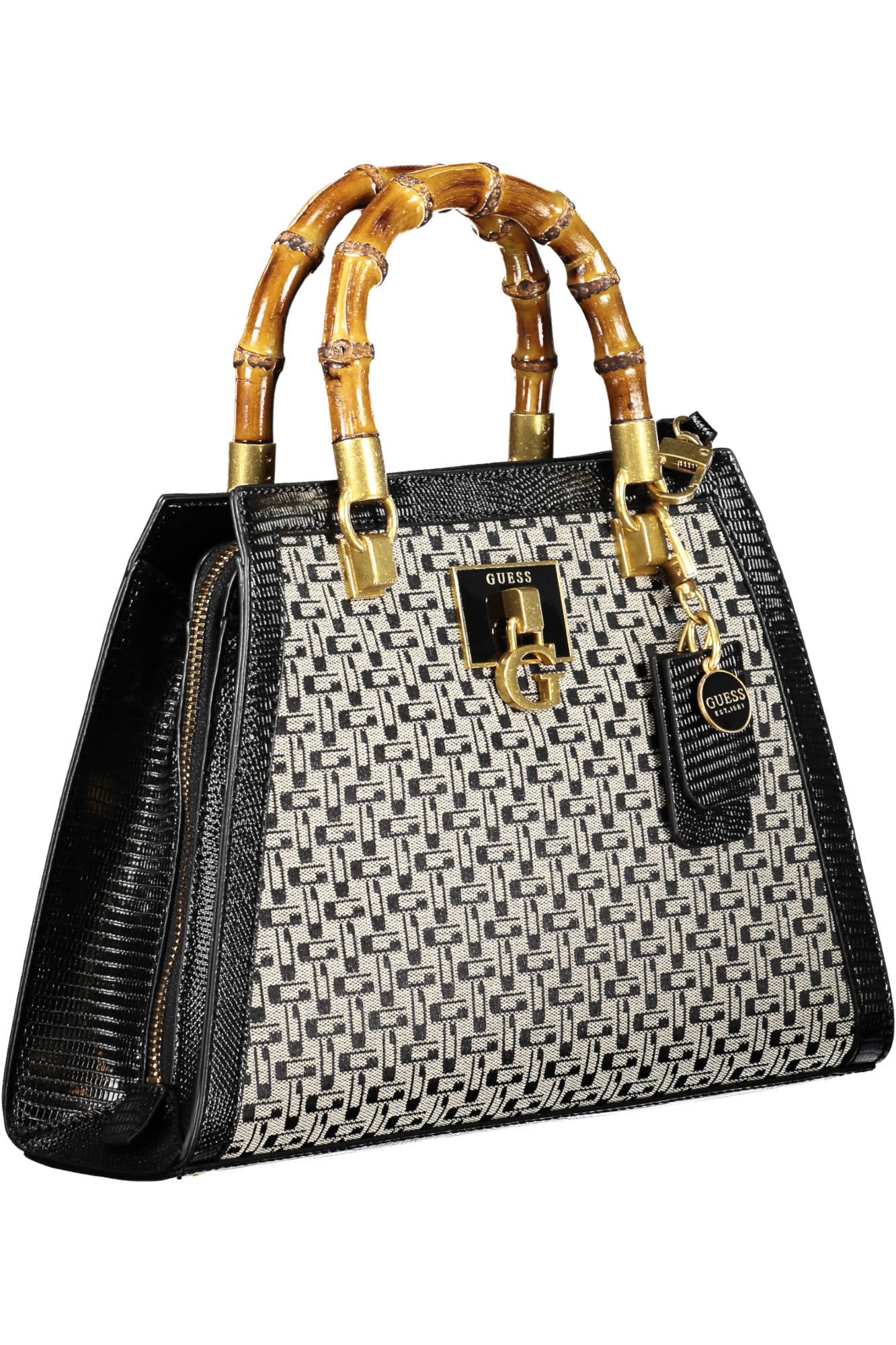 GUESS JEANS BORSA DONNA NERO