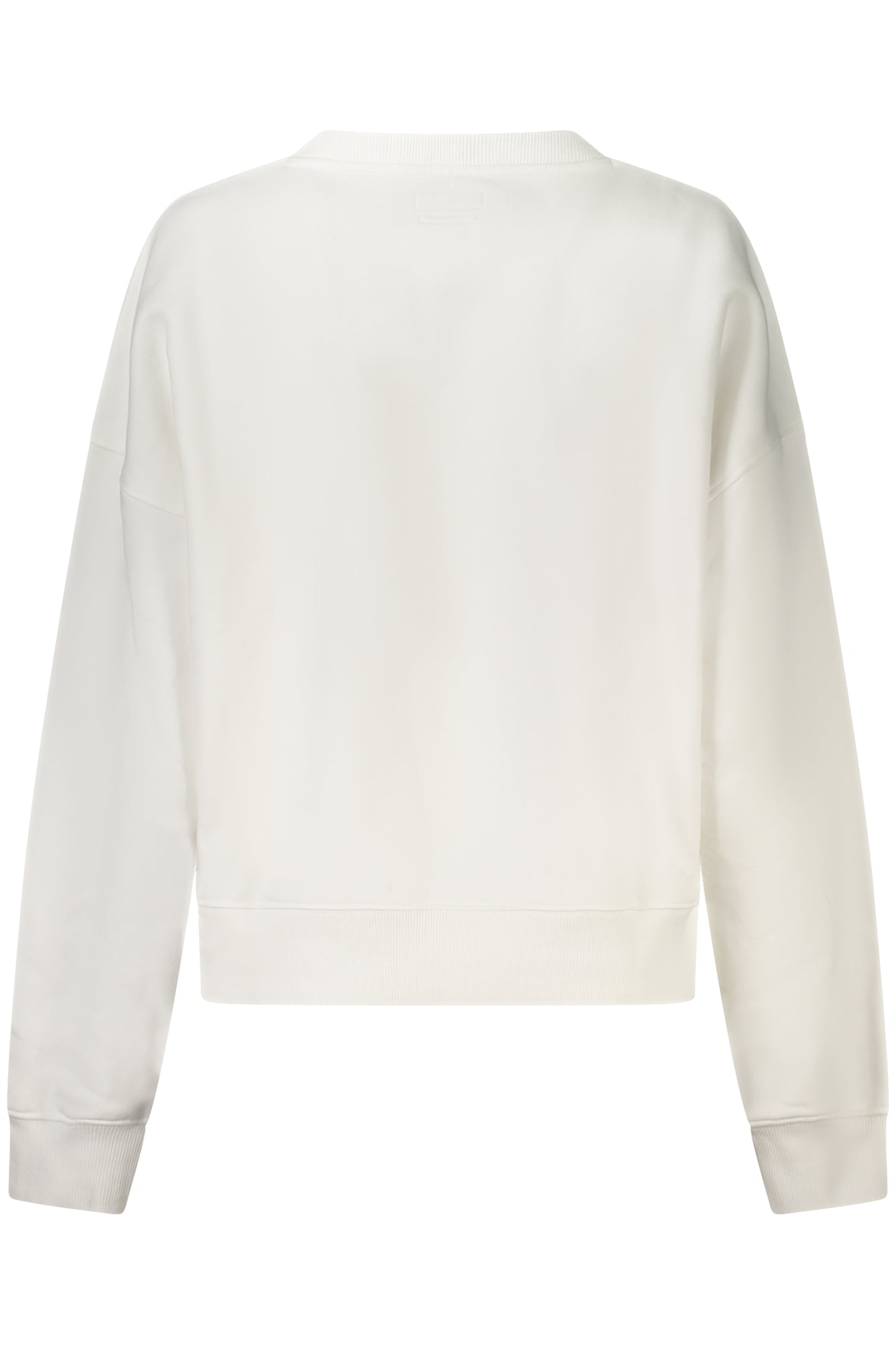 GUESS JEANS FELPA SENZA ZIP DONNA BIANCO