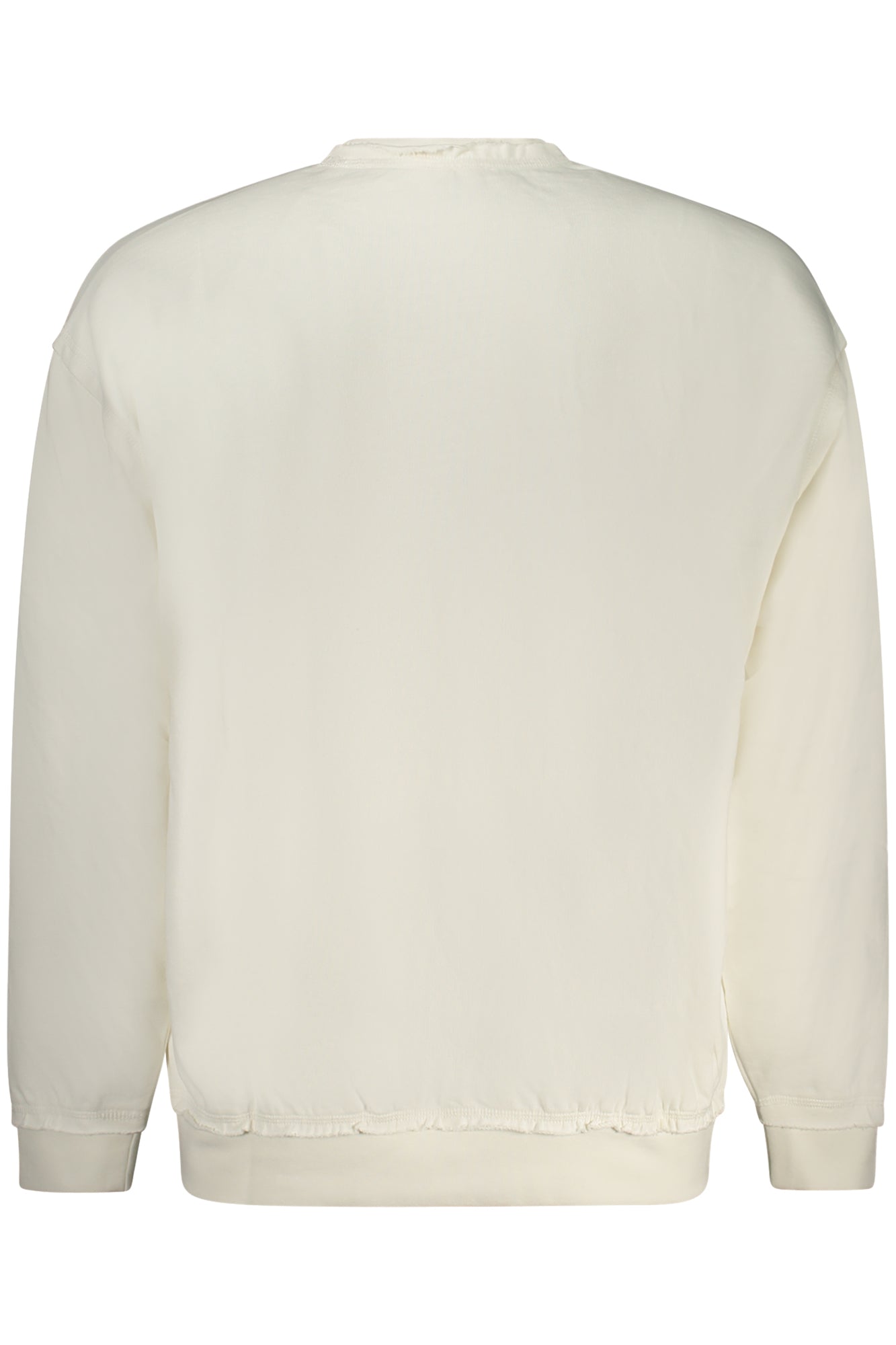 GUESS JEANS FELPA SENZA ZIP UOMO BIANCO