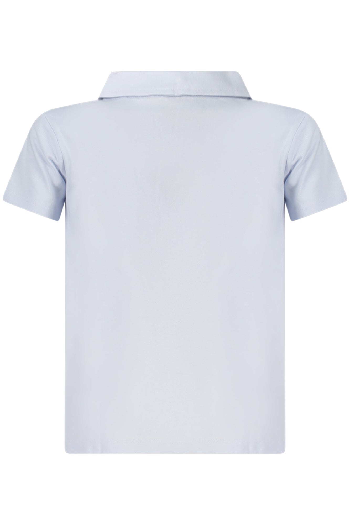GUESS JEANS POLO MANICHE CORTE BAMBINO AZZURRO
