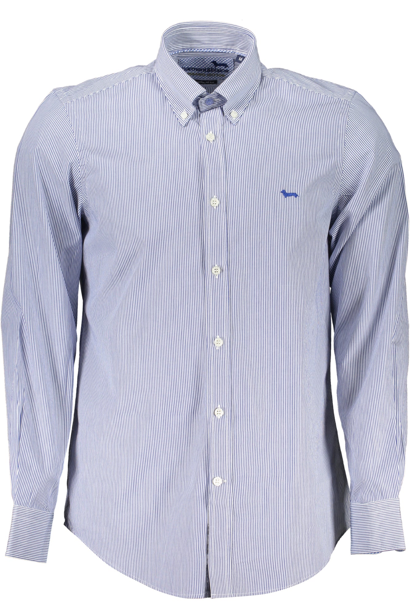 HARMONT & BLAINE CAMICIA MANICHE LUNGHE UOMO BLU