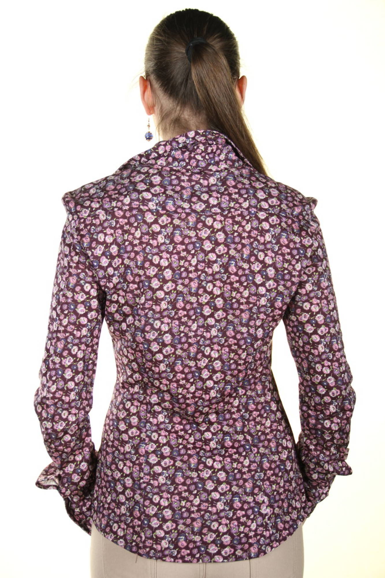 HOLIDAY INN CAMICIA MANICHE LUNGHE DONNA VIOLA