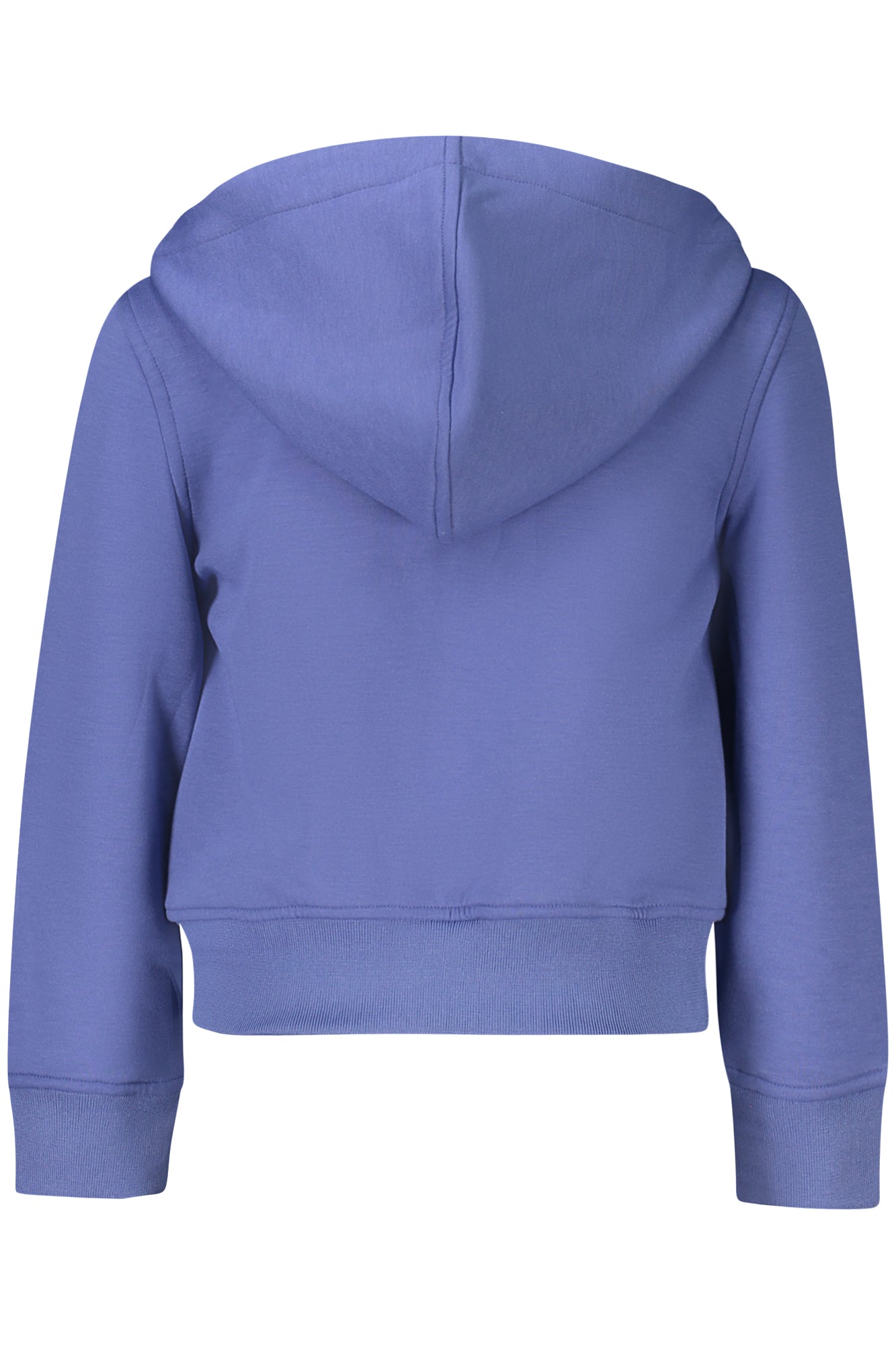 K-WAY FELPA CON ZIP BAMBINO BLU