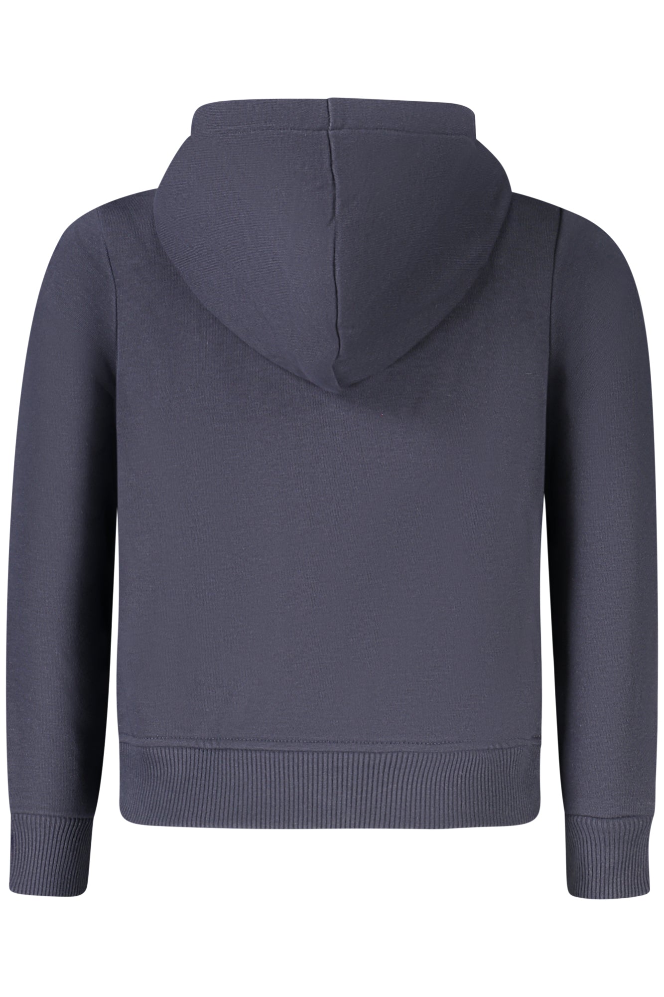 K-WAY FELPA CON ZIP BAMBINO BLU