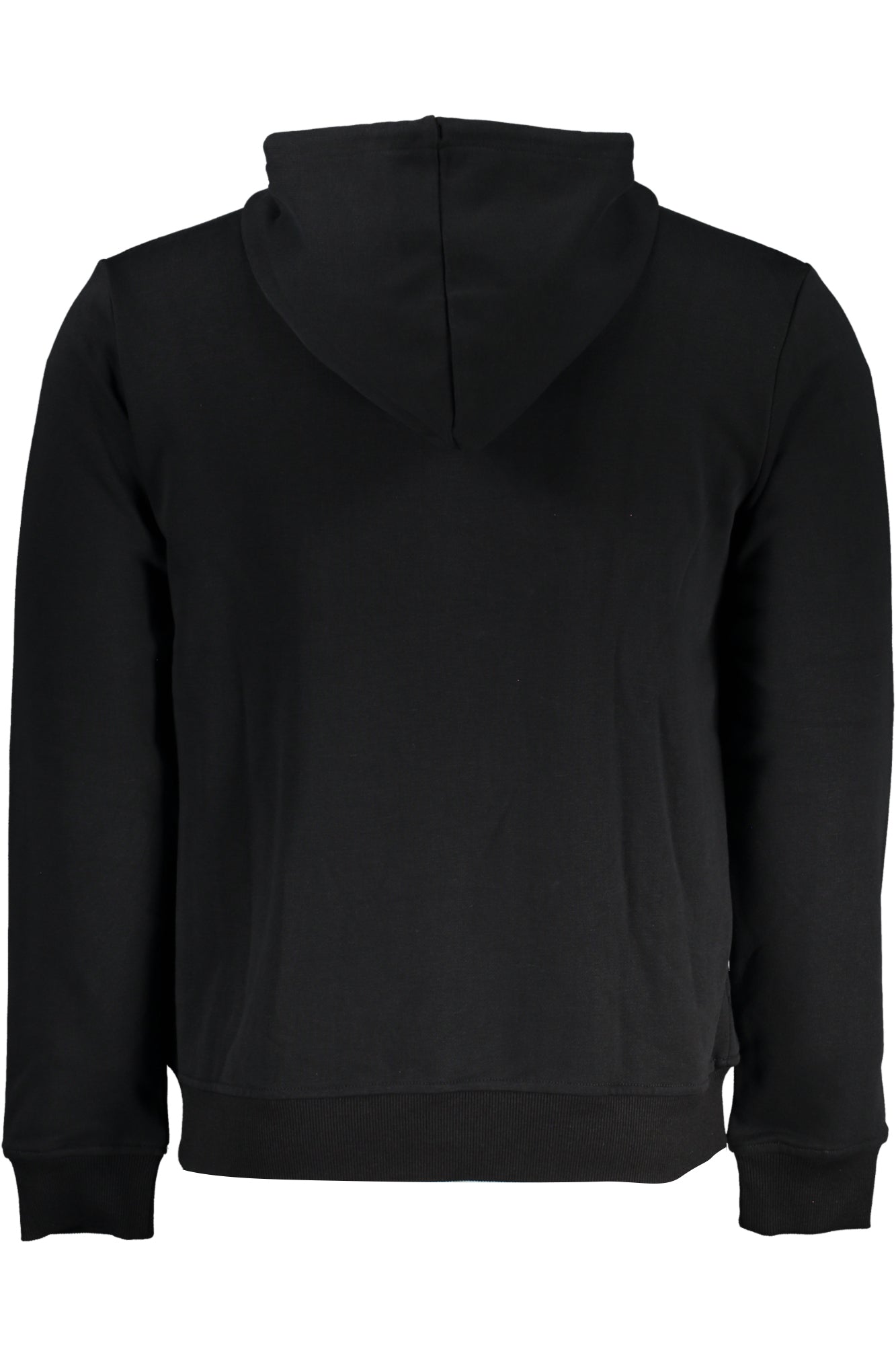 K-WAY FELPA CON ZIP UOMO NERO
