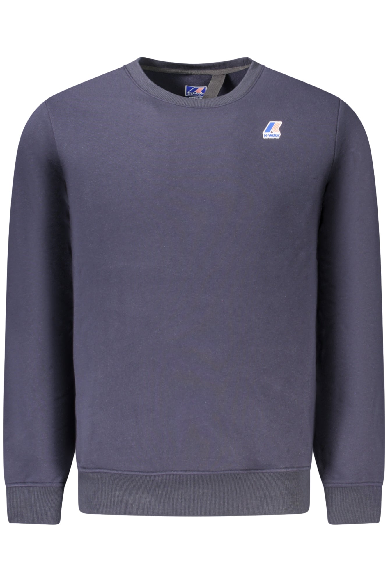 K-WAY FELPA SENZA ZIP UOMO BLU