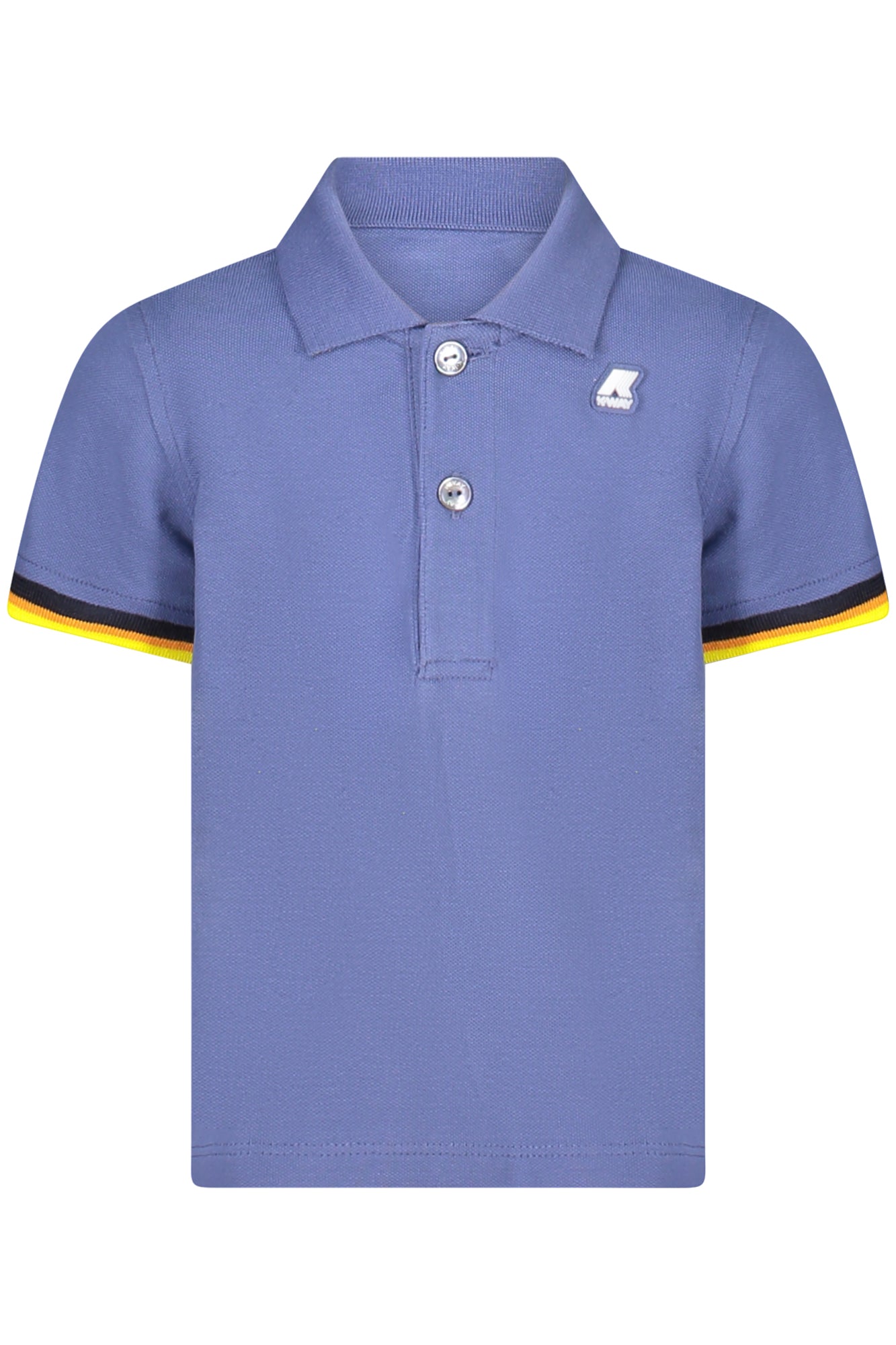 K-WAY POLO MANICHE CORTE BAMBINO BLU