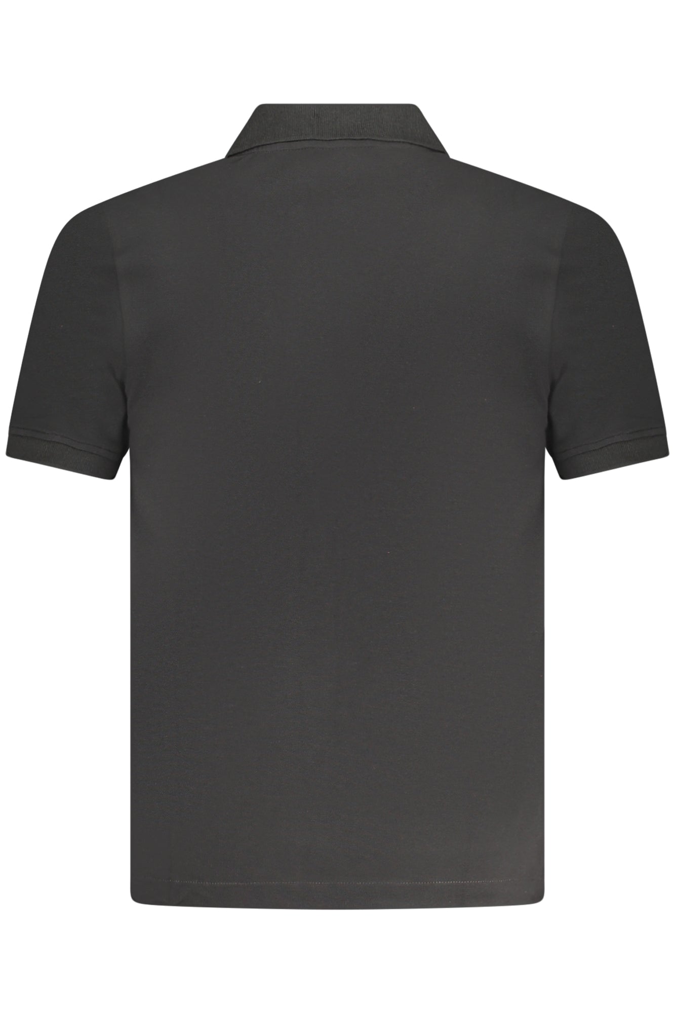K-WAY POLO MANICHE CORTE UOMO NERO