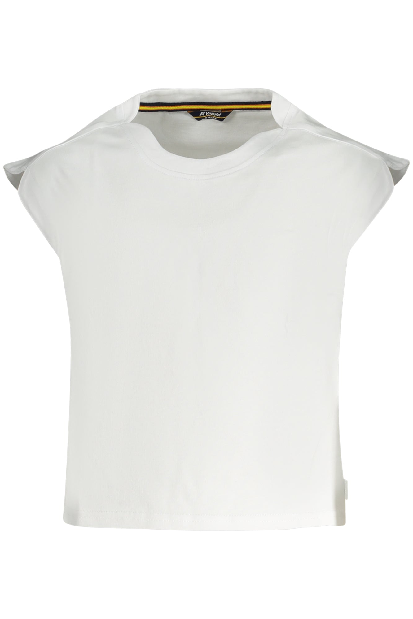 K-WAY T-SHIRT MANICHE CORTE BAMBINA BIANCO