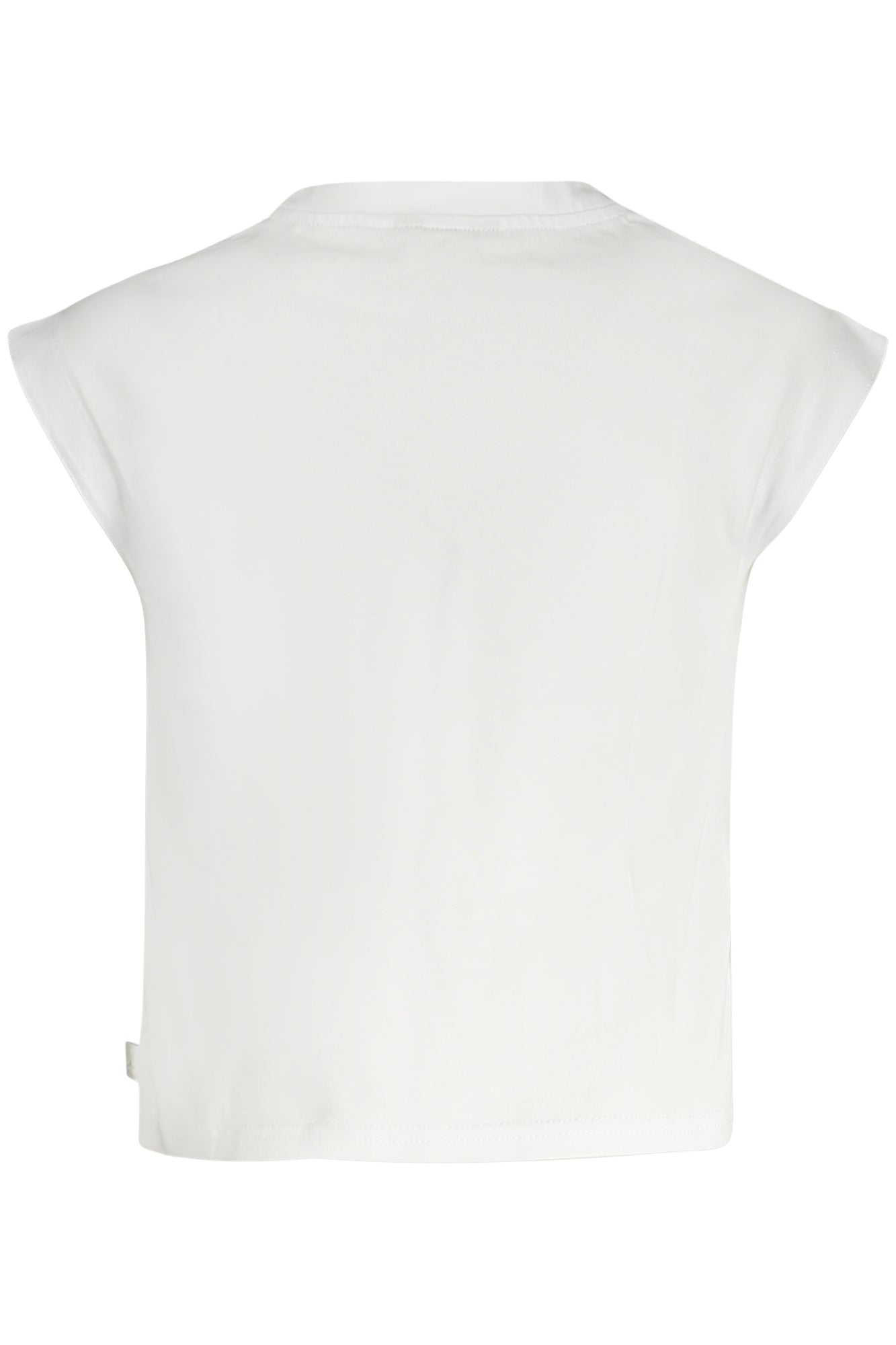 K-WAY T-SHIRT MANICHE CORTE BAMBINA BIANCO