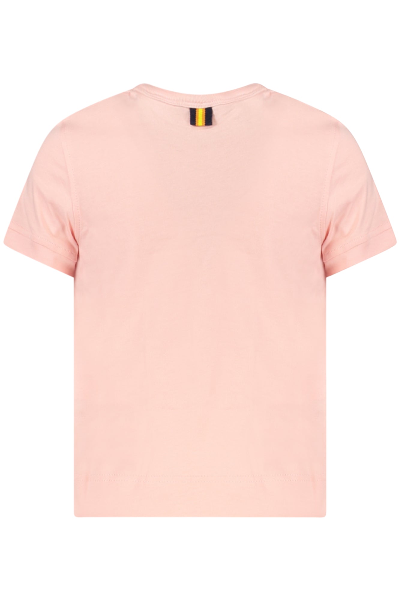 K-WAY T-SHIRT MANICHE CORTE BAMBINA ROSA