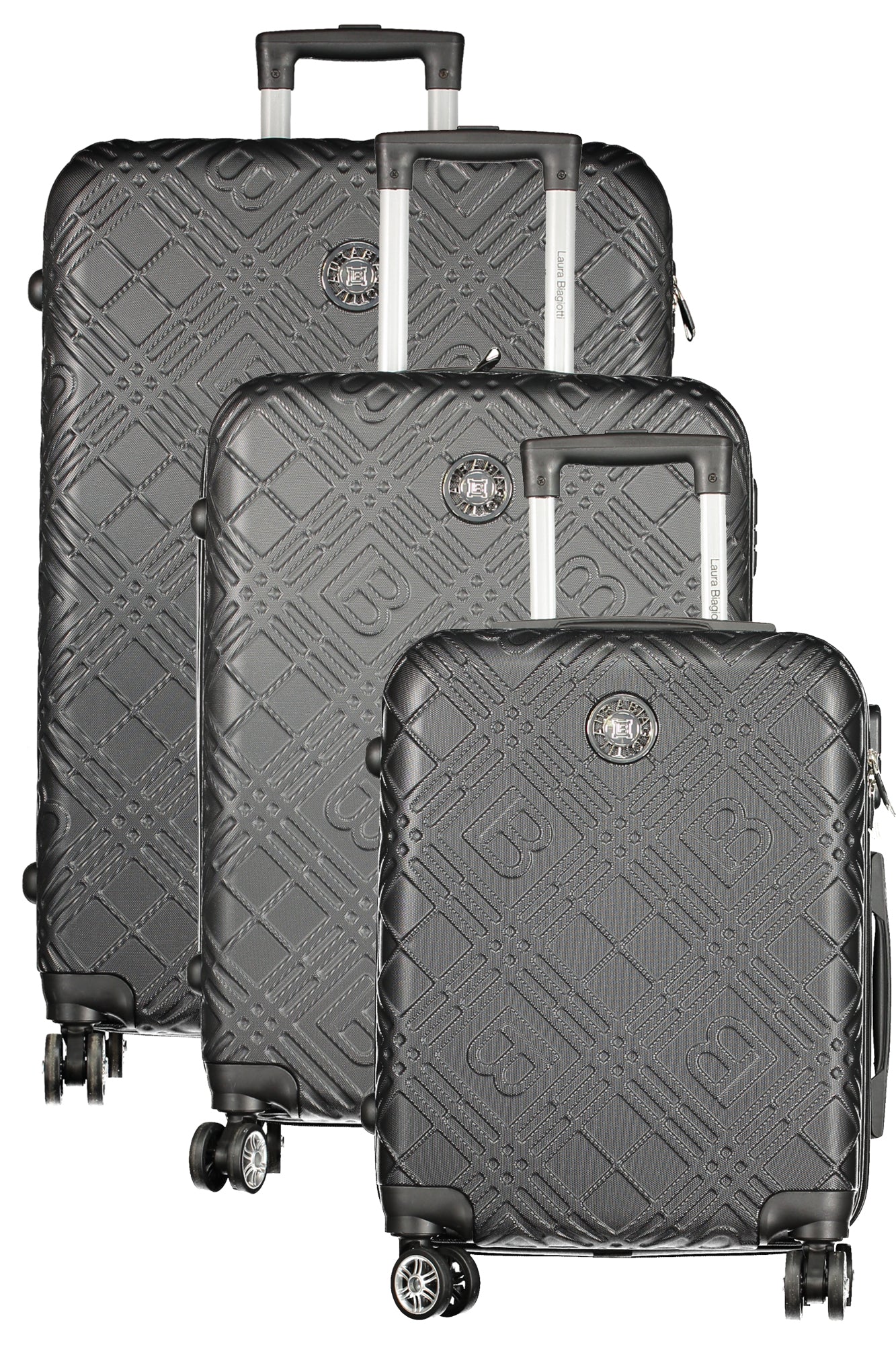LAURA BIAGIOTTI TROLLEY GRANDE DONNA NERO