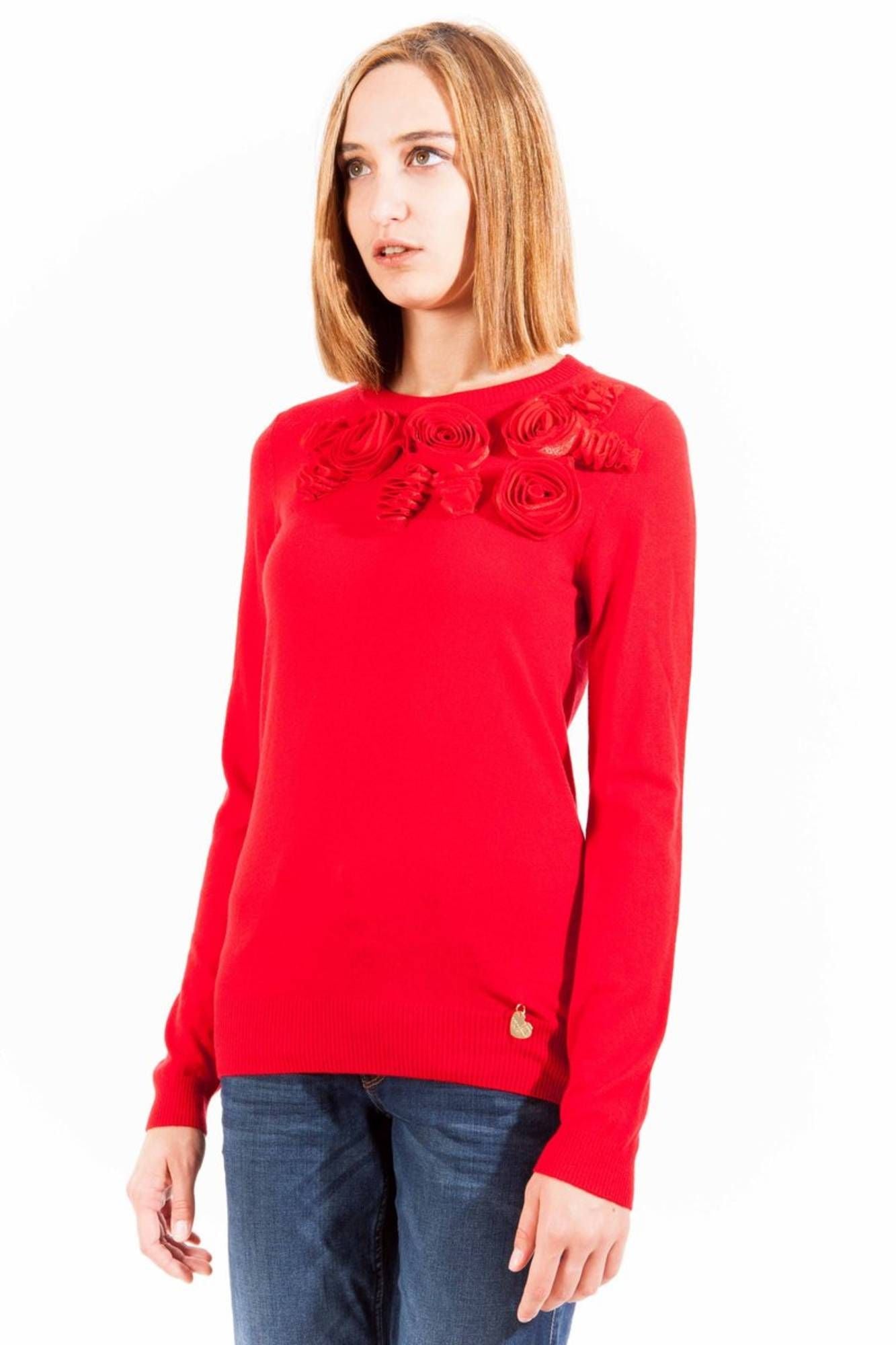 LOVE MOSCHINO MAGLIA DONNA ROSSO