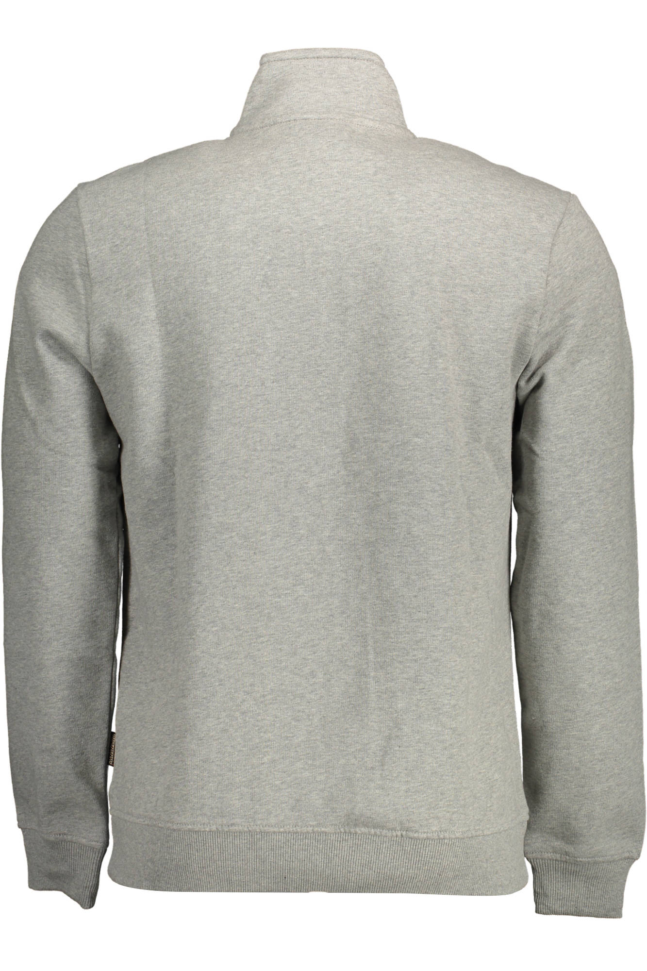 NAPAPIJRI FELPA CON ZIP UOMO GRIGIO