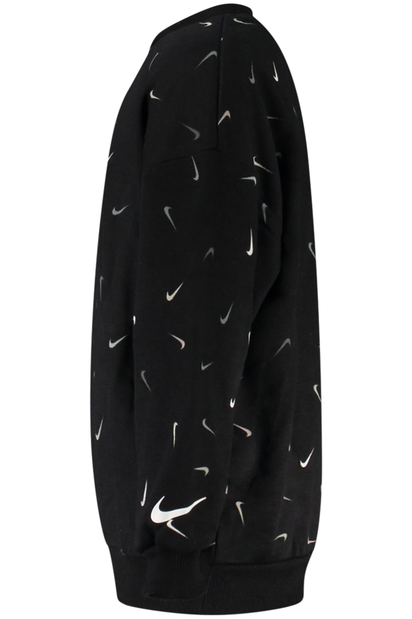 NIKE FELPA SENZA ZIP BAMBINA NERO