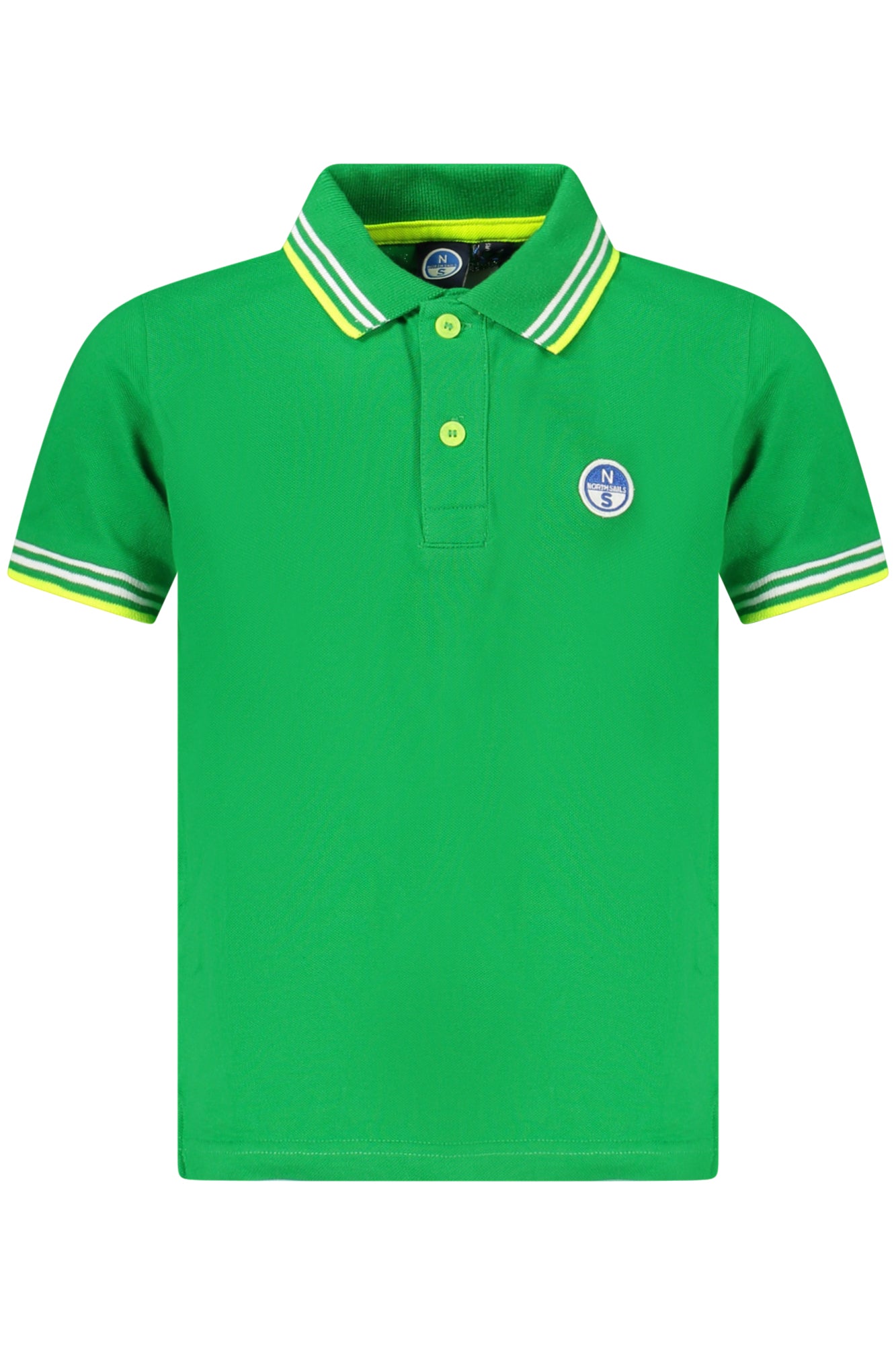NORTH SAILS POLO MANICHE CORTE BAMBINO VERDE