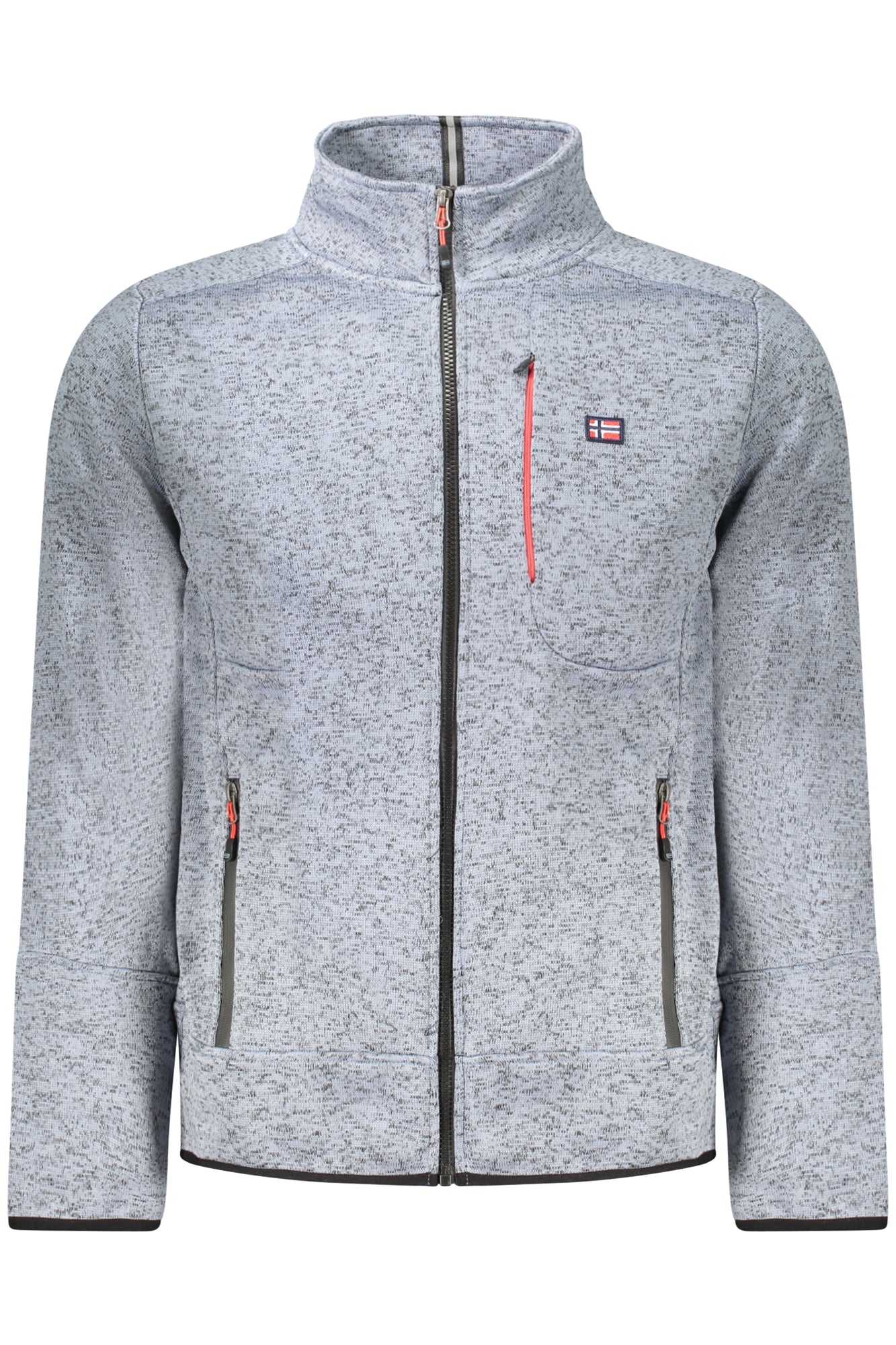 NORWAY 1963 FELPA CON ZIP UOMO AZZURRO