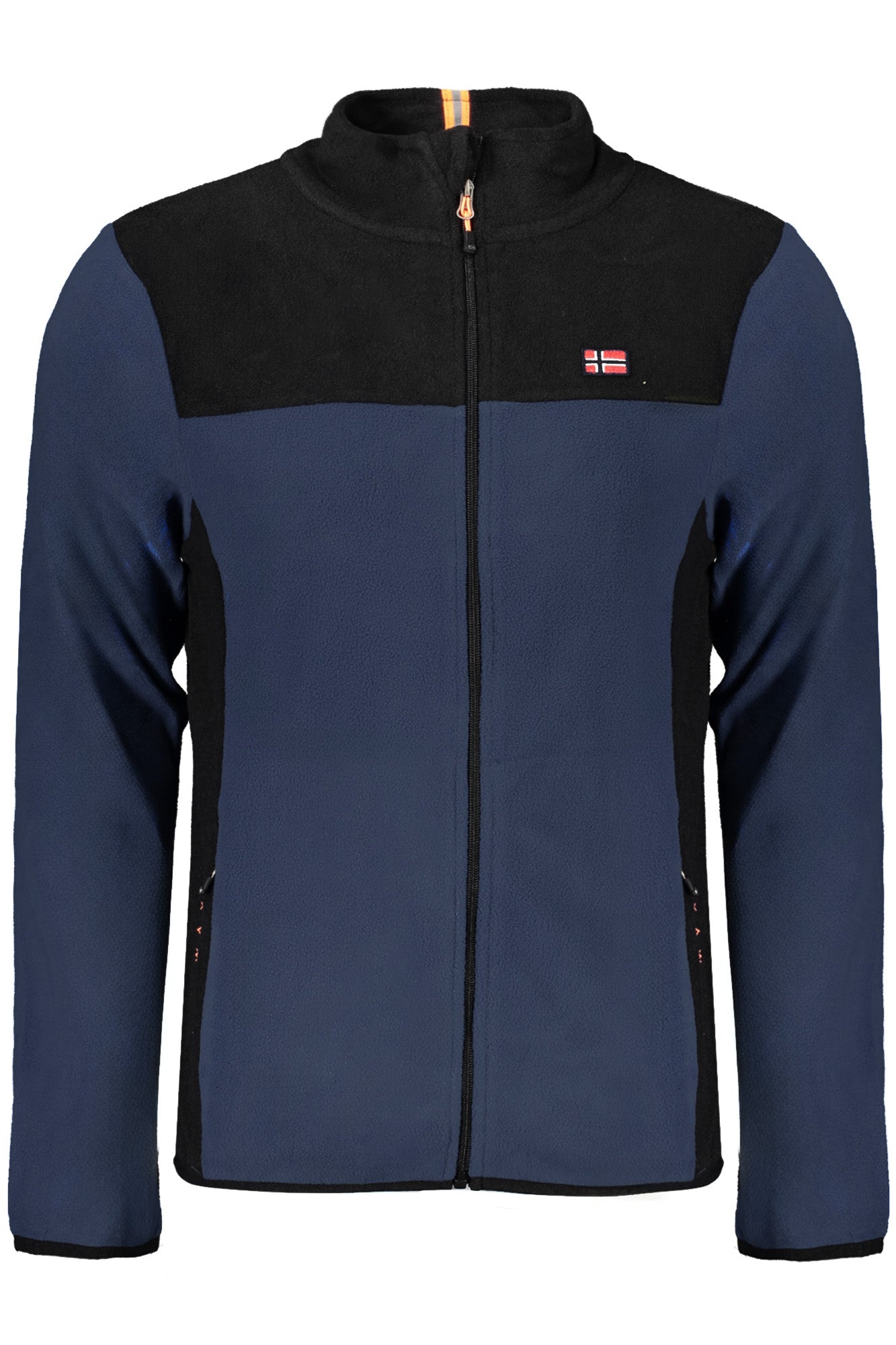 NORWAY 1963 FELPA CON ZIP UOMO BLU