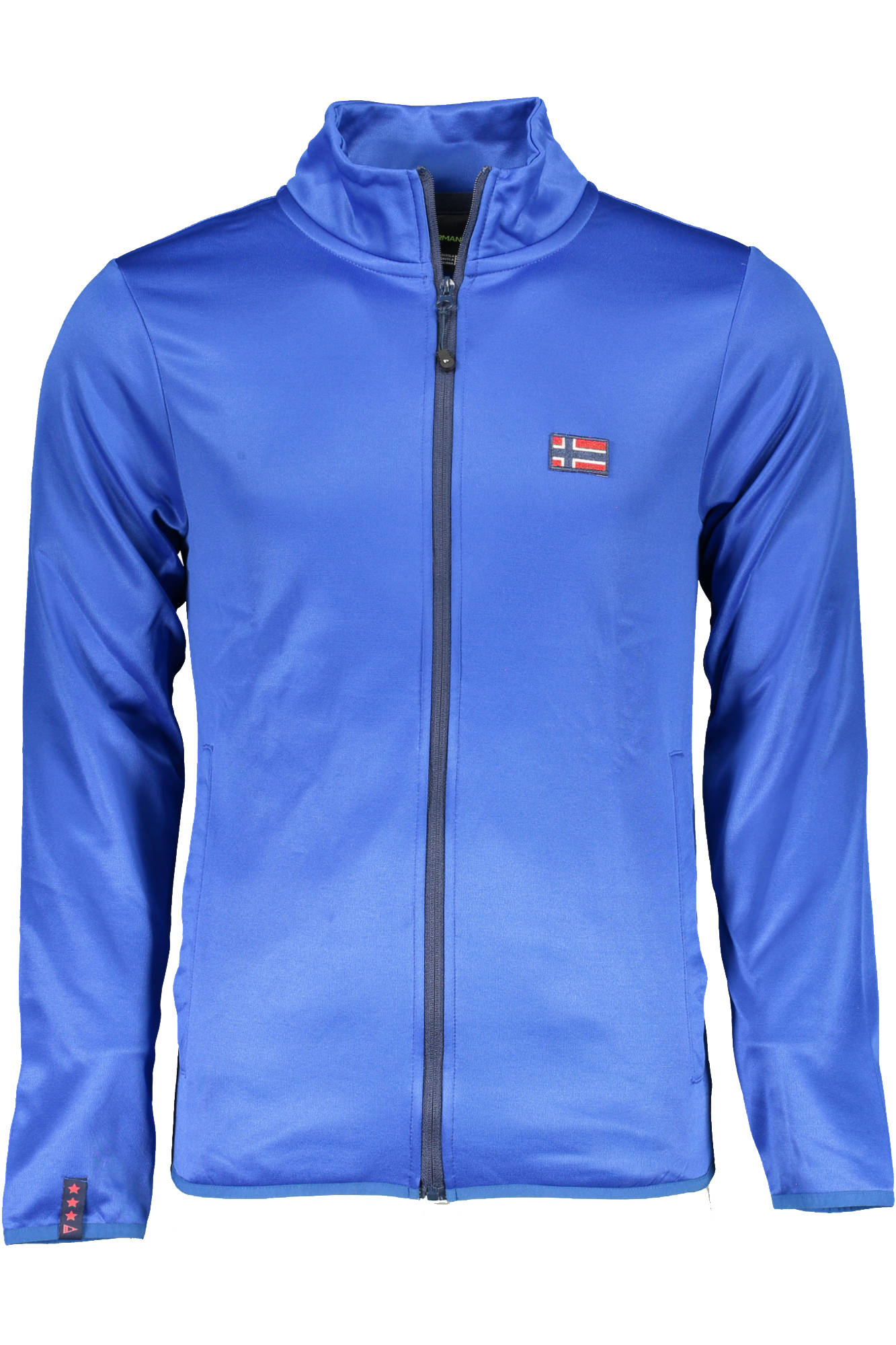 NORWAY 1963 FELPA CON ZIP UOMO BLU