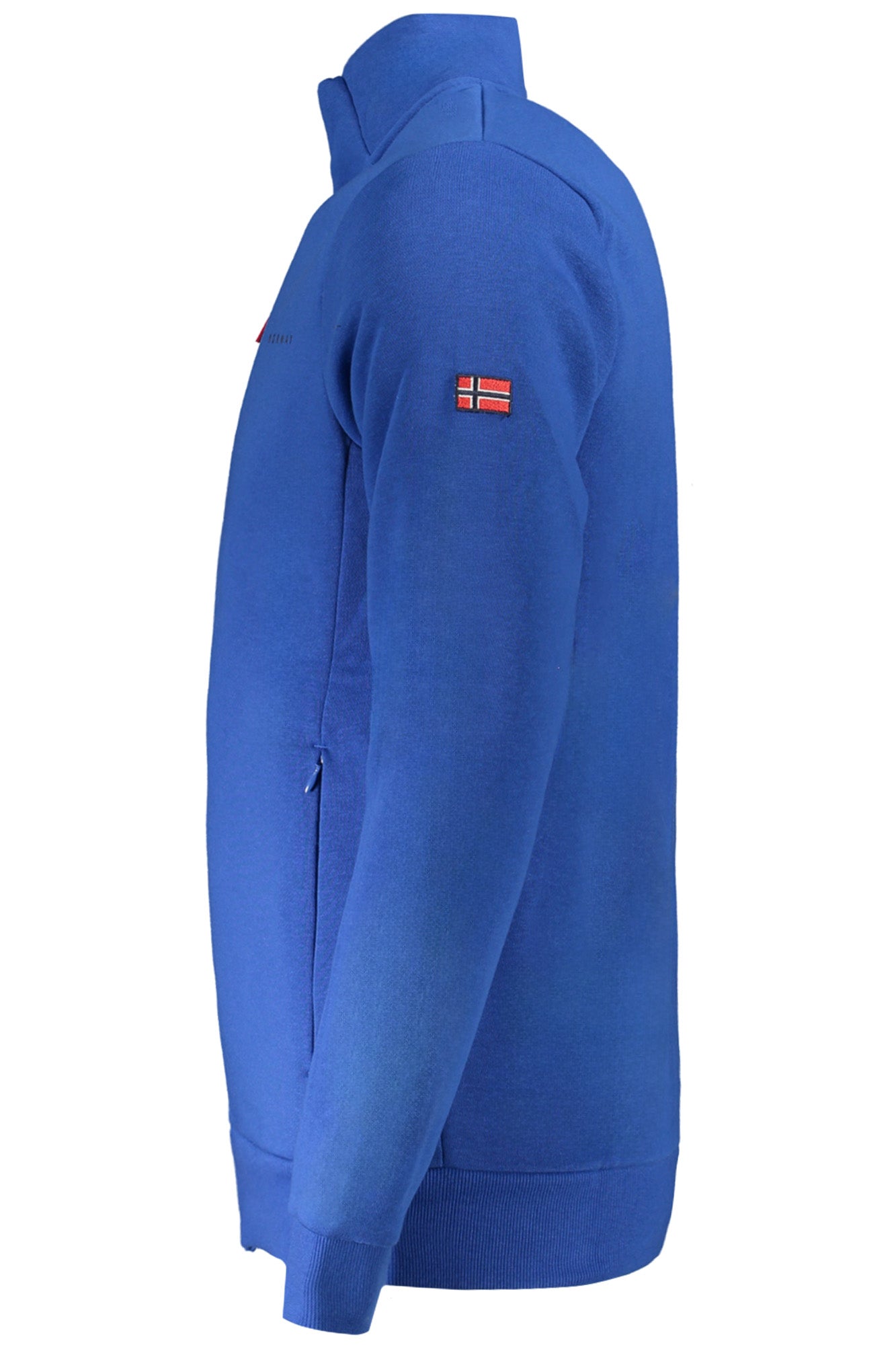 NORWAY 1963 FELPA CON ZIP UOMO BLU