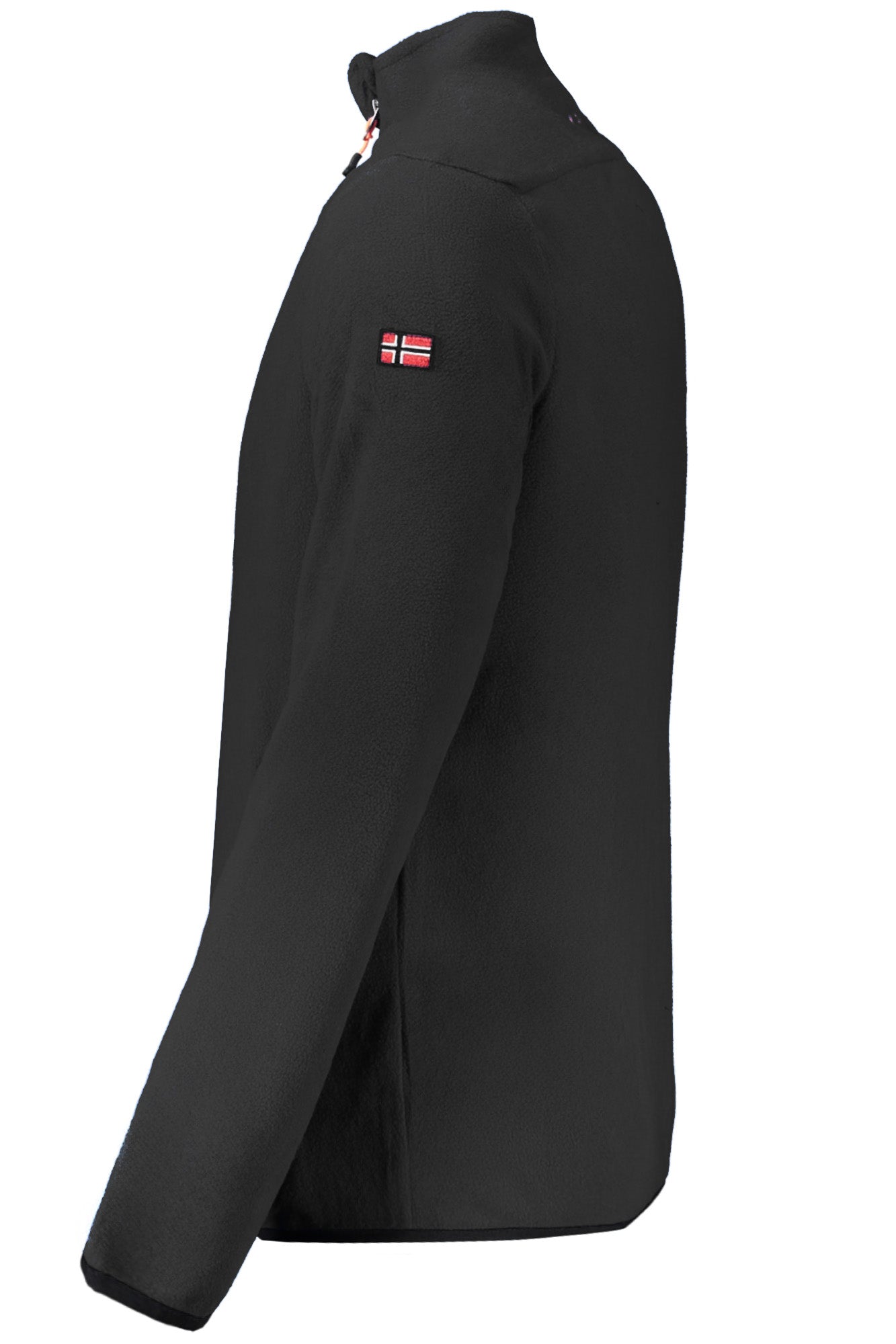 NORWAY 1963 FELPA CON ZIP UOMO NERO