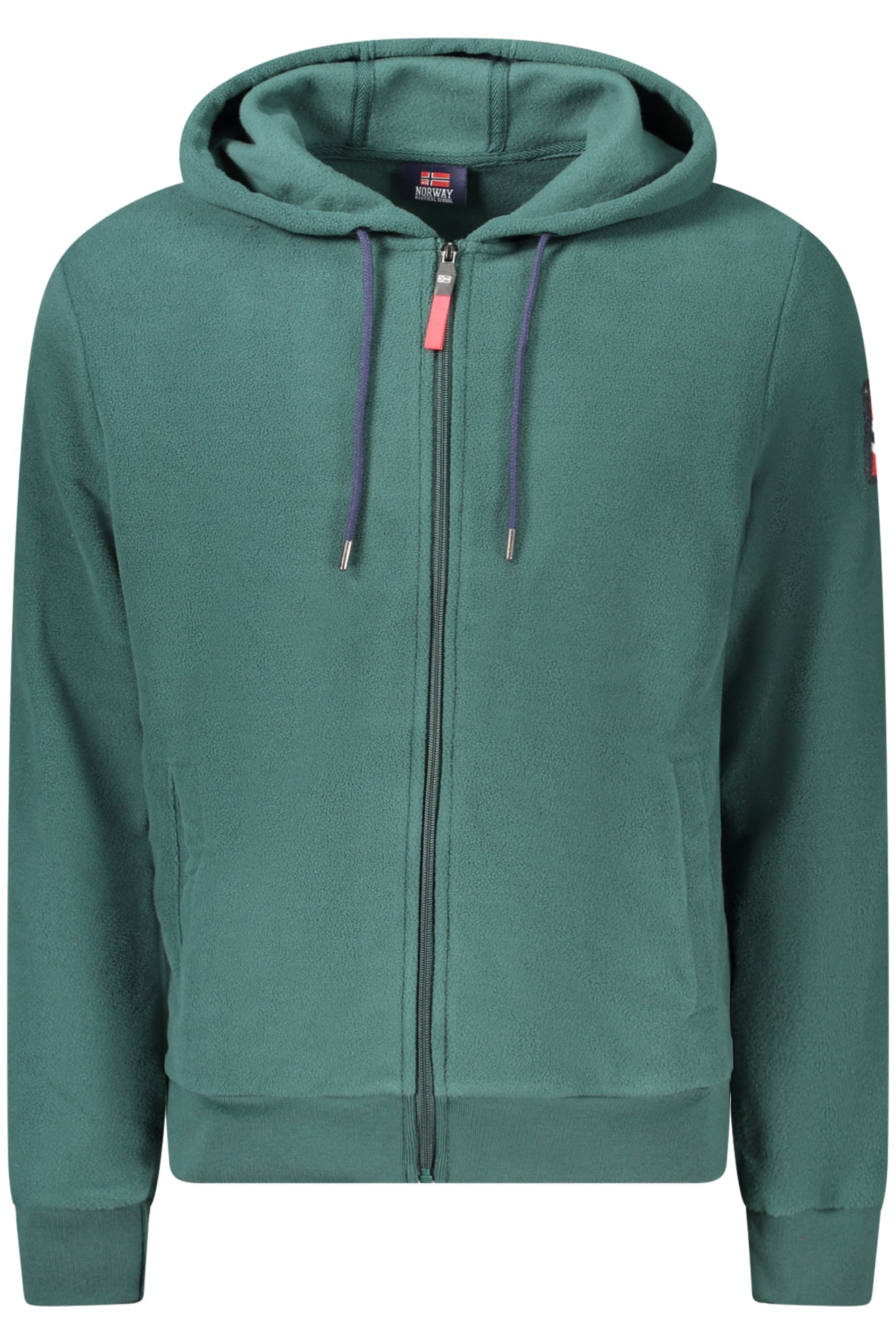 NORWAY 1963 FELPA CON ZIP UOMO VERDE