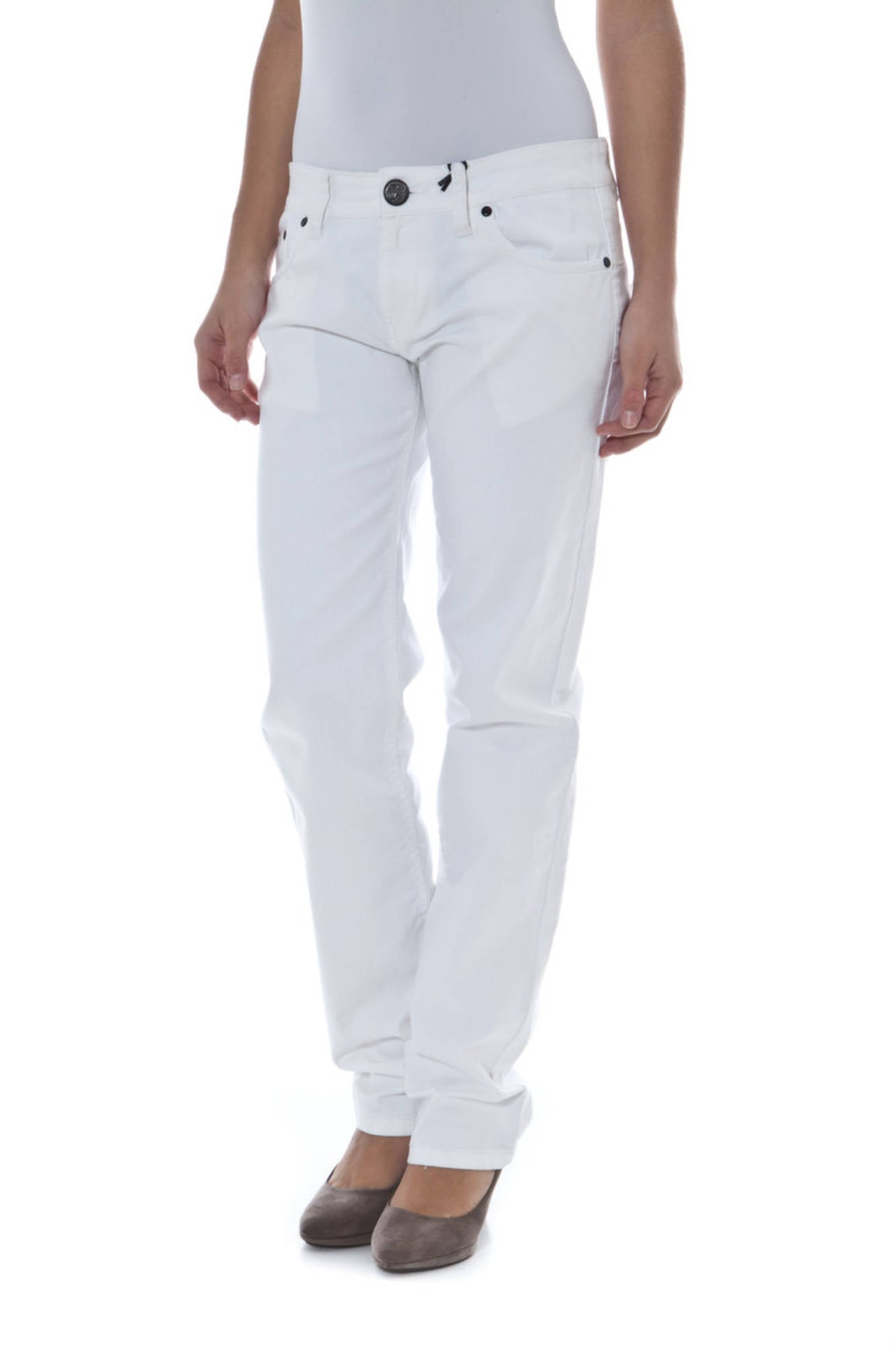 PHARD PANTALONE DONNA BIANCO