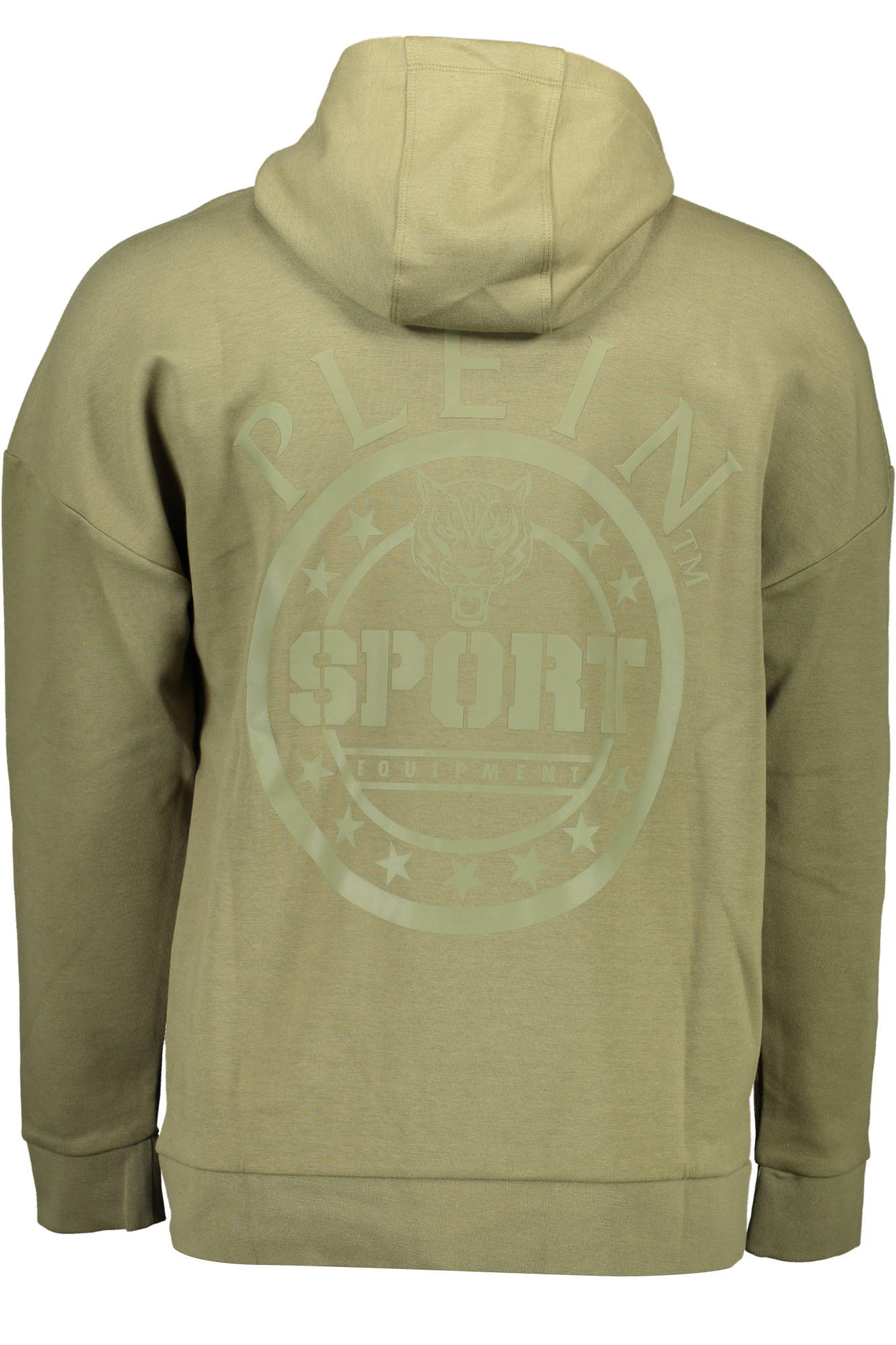 PLEIN SPORT FELPA CON ZIP UOMO VERDE