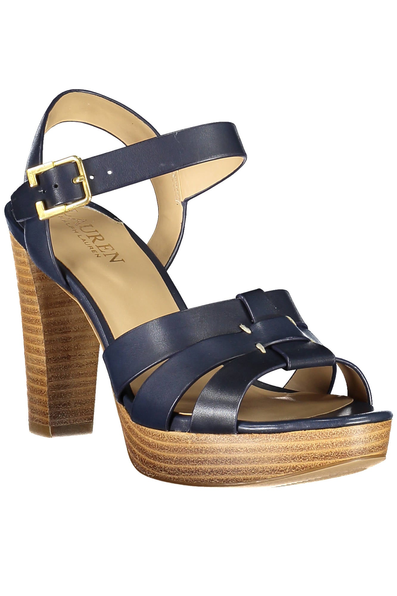 RALPH LAUREN CALZATURA SANDALO DONNA BLU