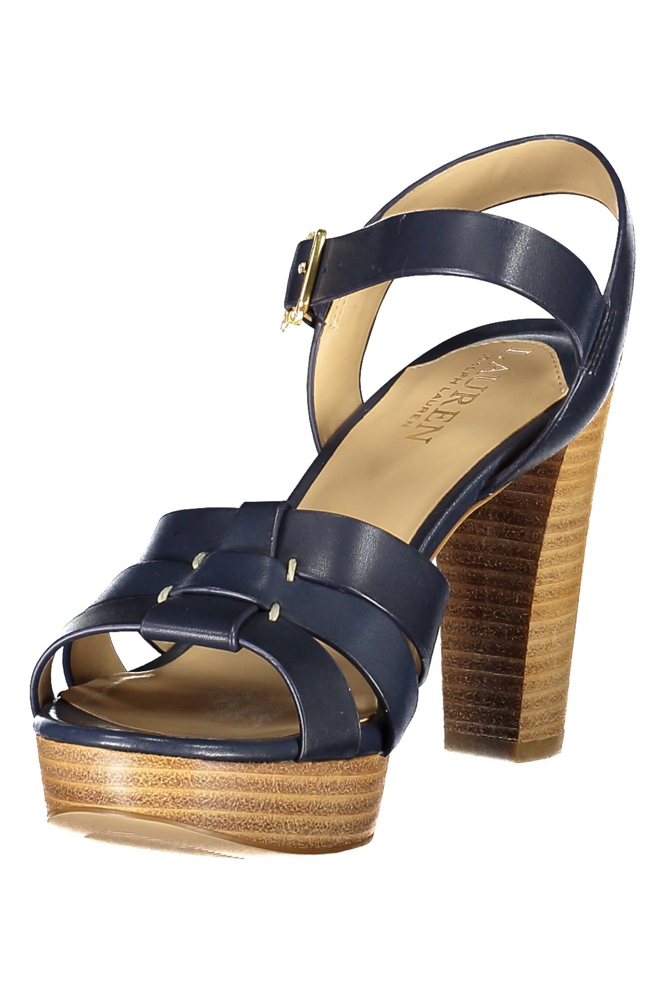 RALPH LAUREN CALZATURA SANDALO DONNA BLU