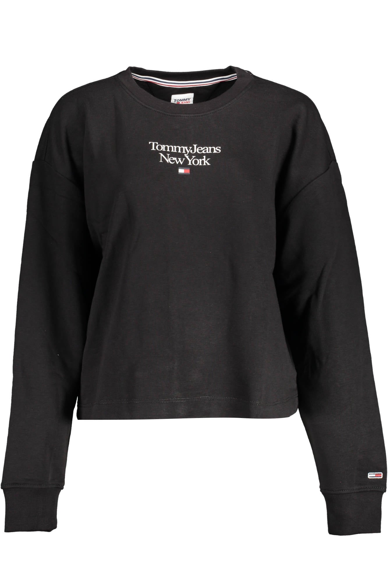 TOMMY HILFIGER FELPA SENZA ZIP DONNA NERO