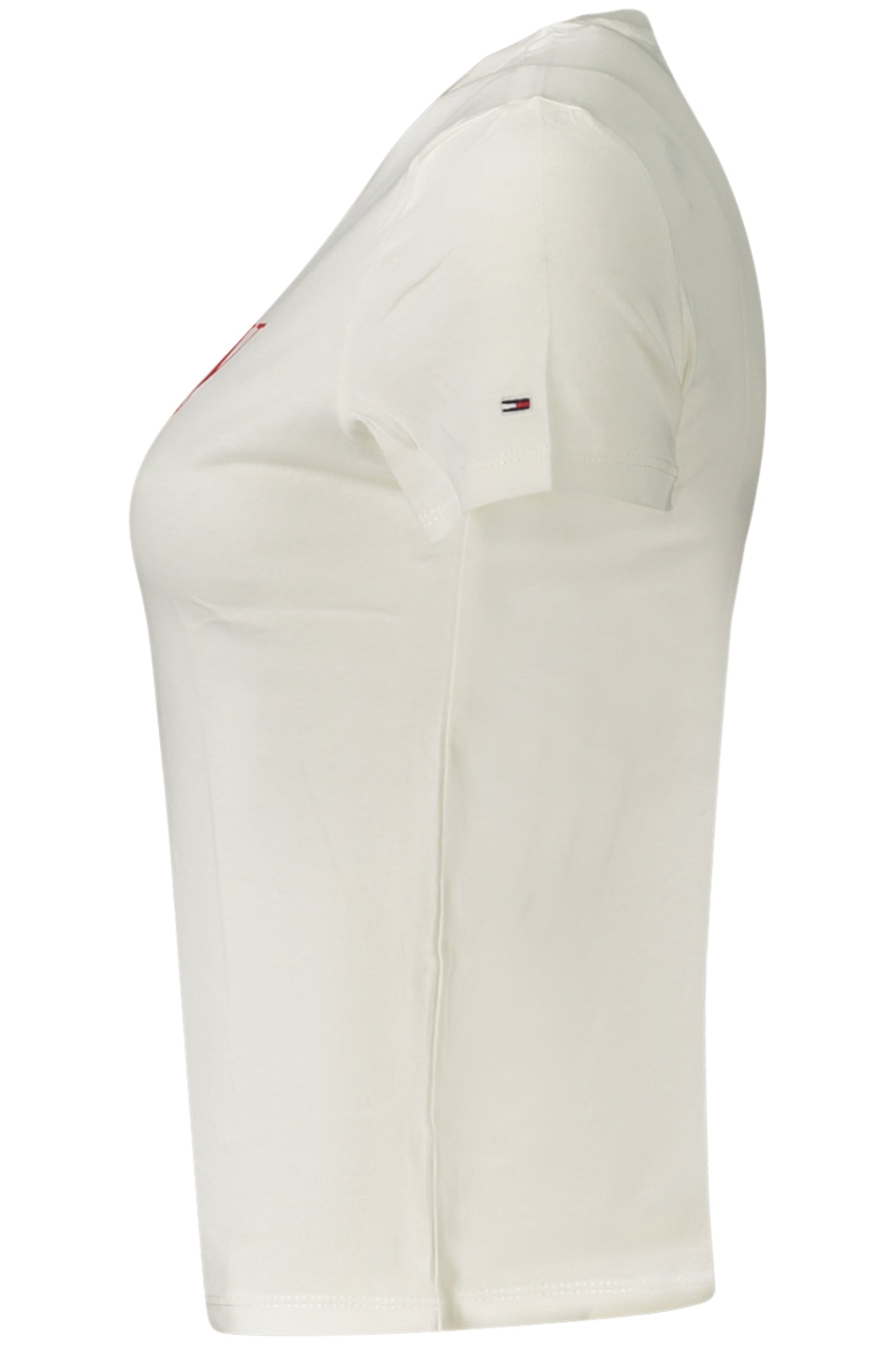 TOMMY HILFIGER T-SHIRT MANICHE CORTE DONNA BIANCO