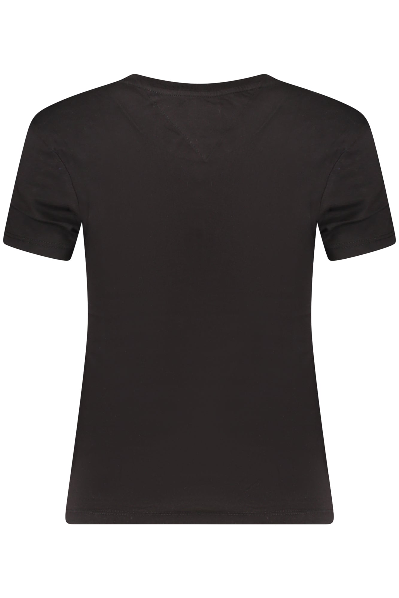 TOMMY HILFIGER T-SHIRT MANICHE CORTE DONNA NERO