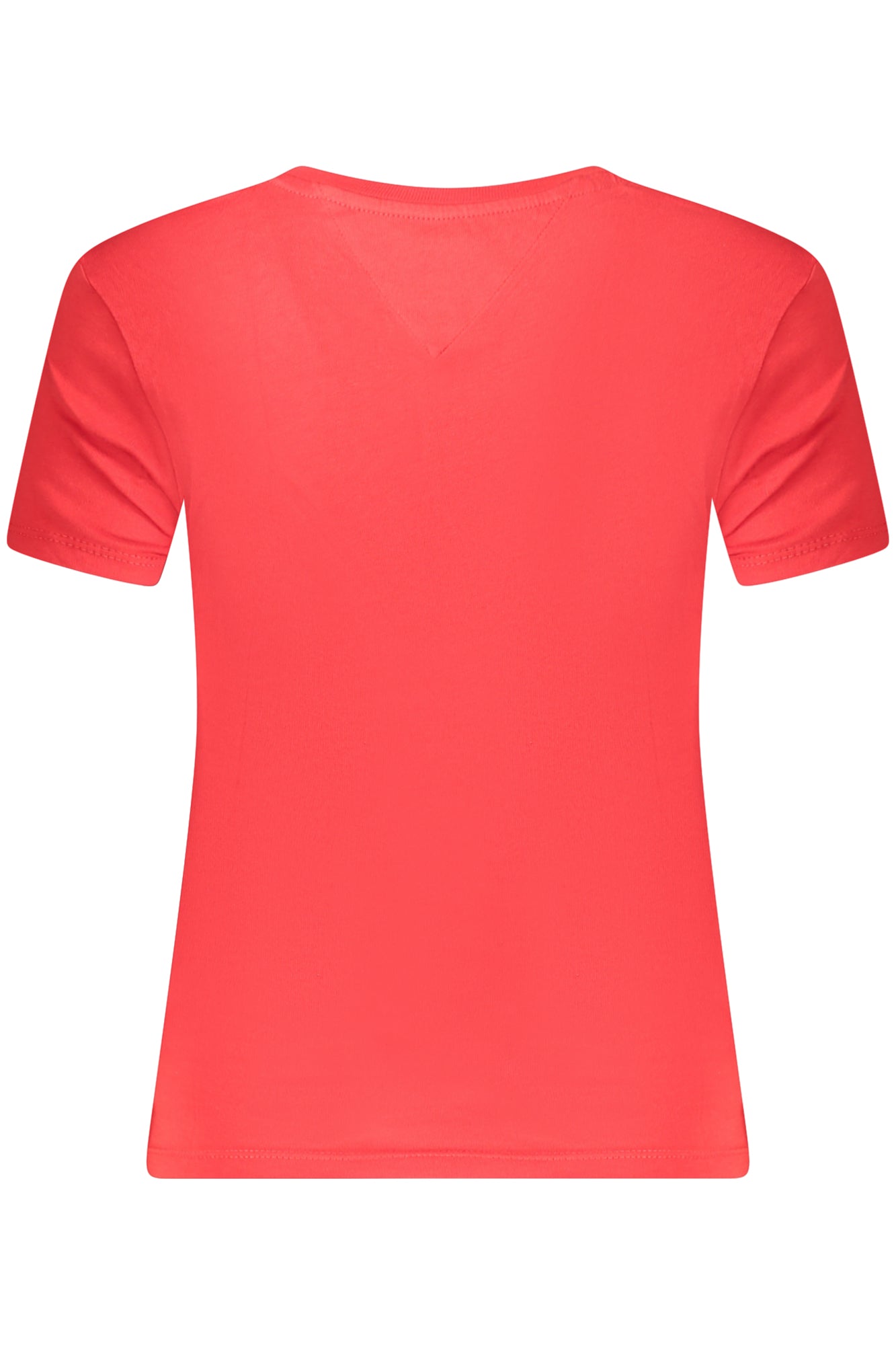 TOMMY HILFIGER T-SHIRT MANICHE CORTE DONNA ROSSO