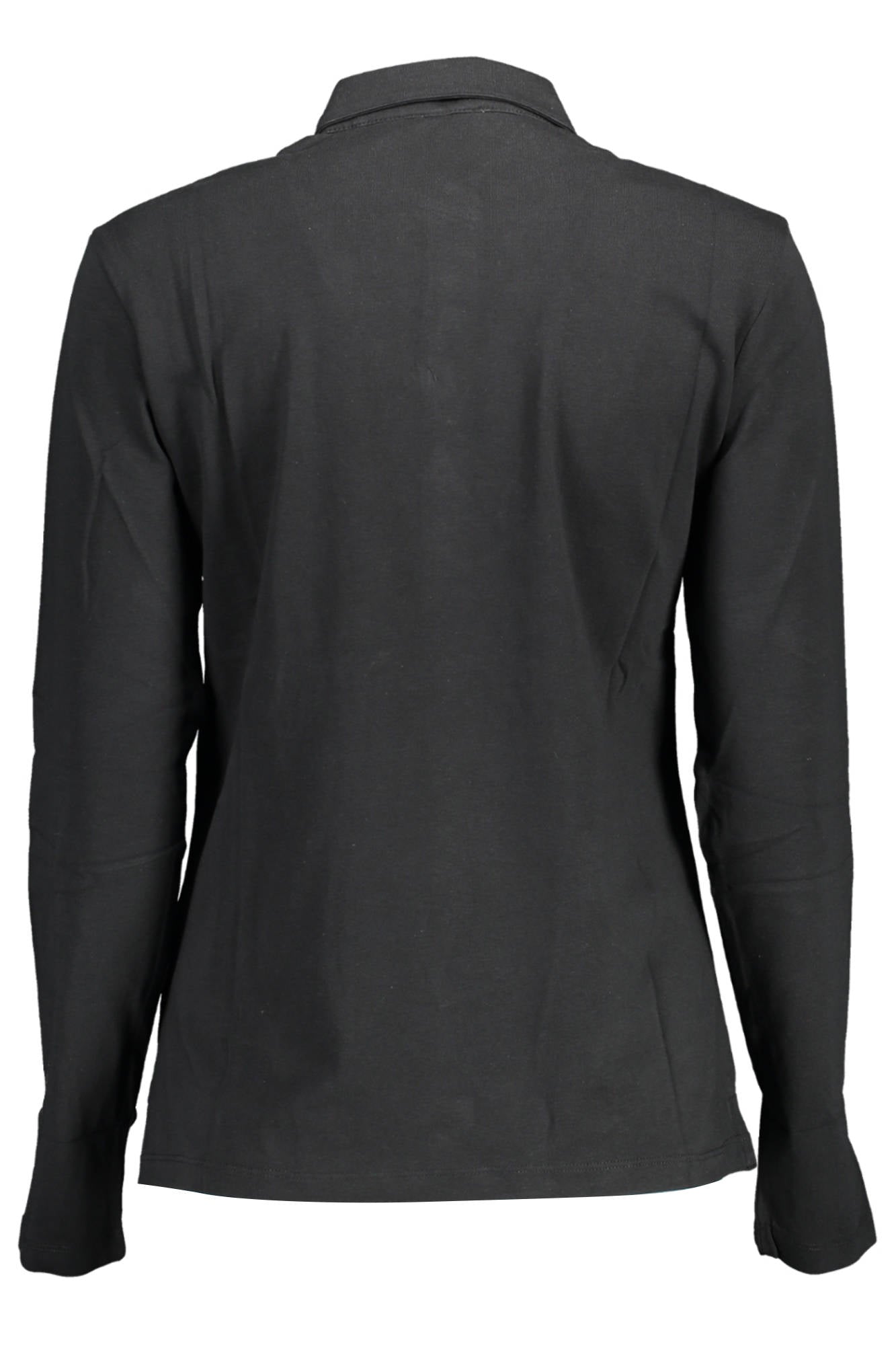 U.S. POLO POLO MANICHE LUNGHE DONNA NERO