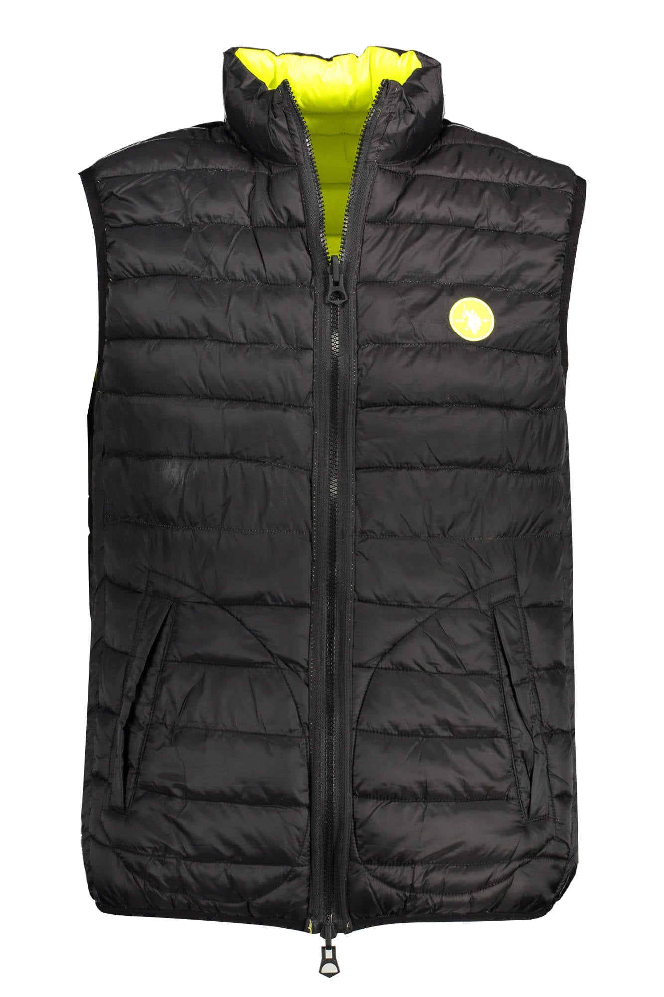 U.S. POLO SMANICATO UOMO GIALLO