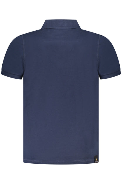 ACCADEMIA MILITARE POLO MANICHE CORTE UOMO BLU