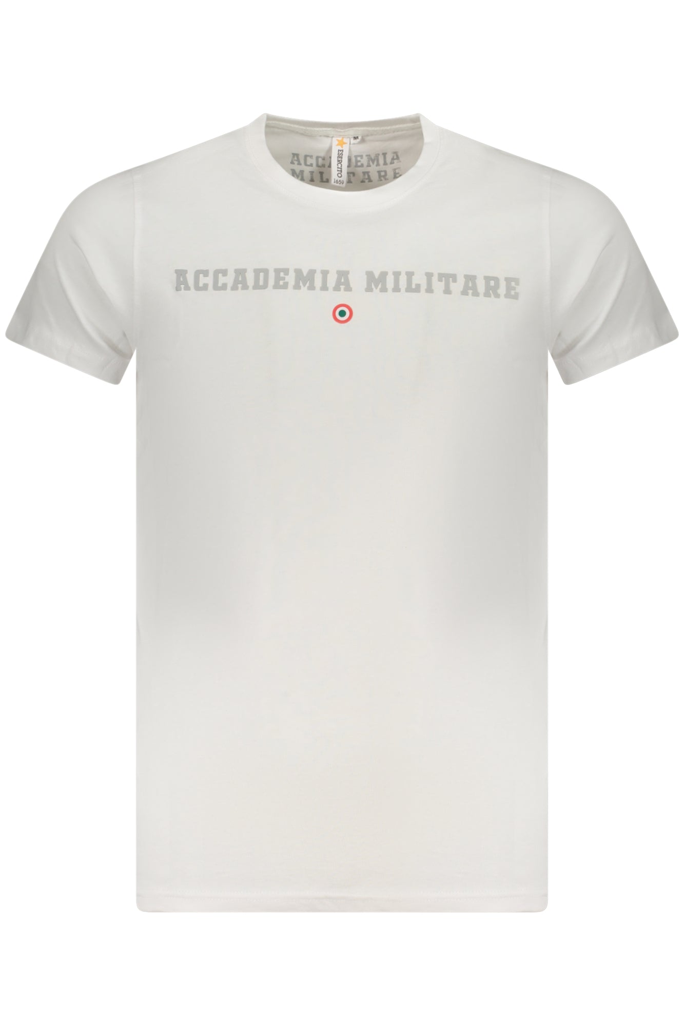 ACCADEMIA MILITARE T-SHIRT MANICHE CORTE UOMO BIANCO