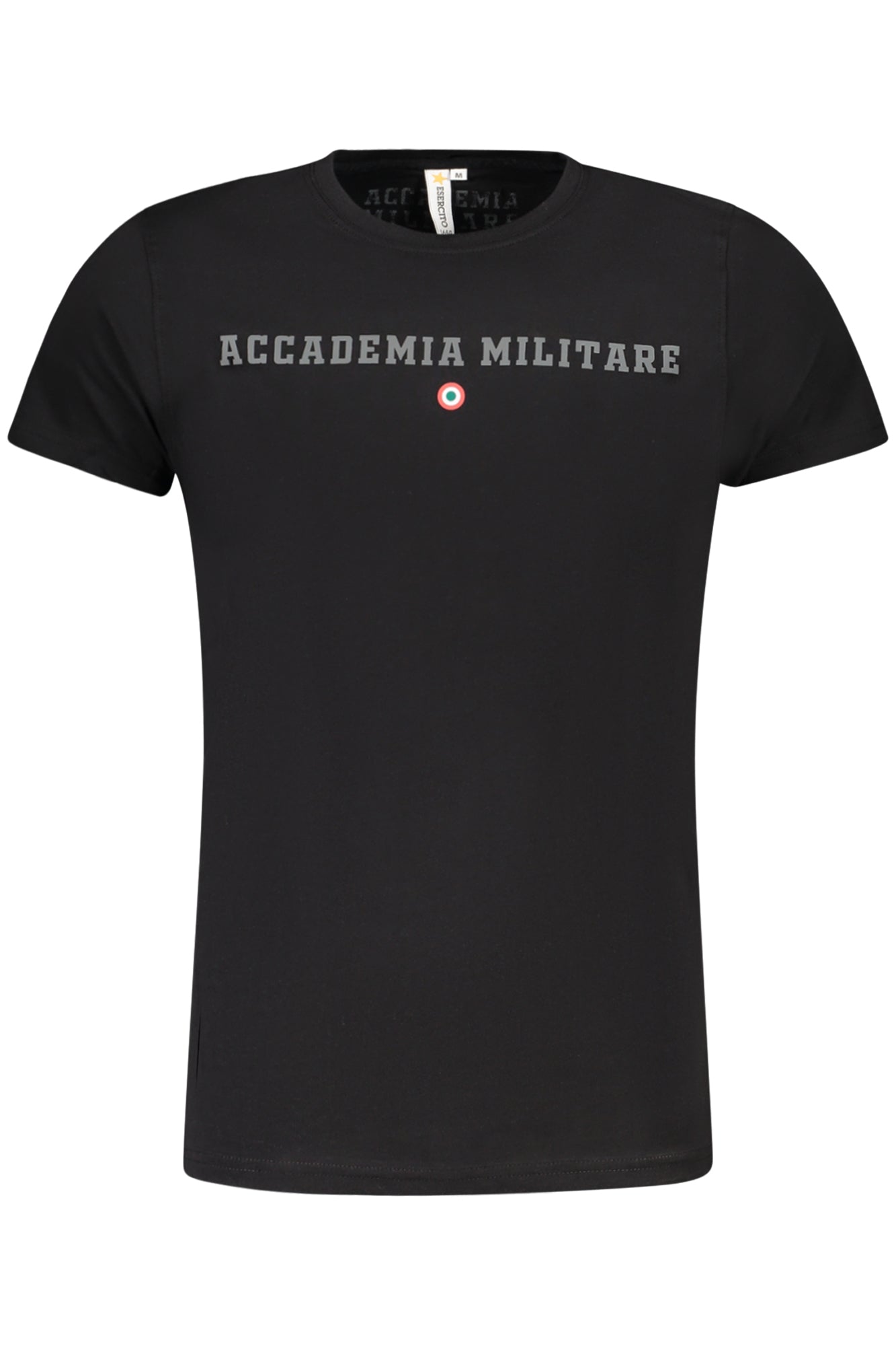 ACCADEMIA MILITARE T-SHIRT MANICHE CORTE UOMO NERO